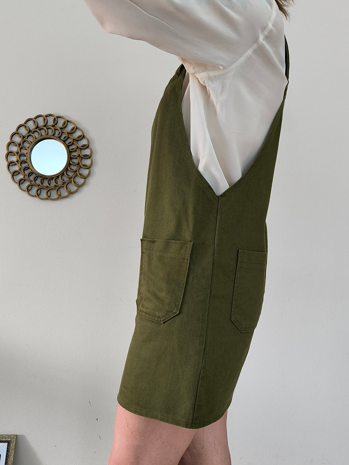 Abito salopette Olive tg M