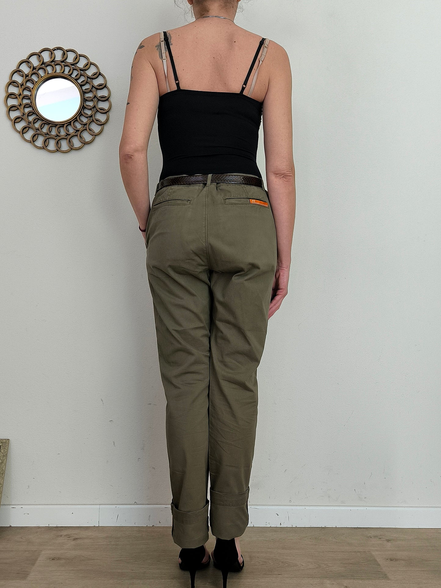 Pantalone kaki Superdry tg M