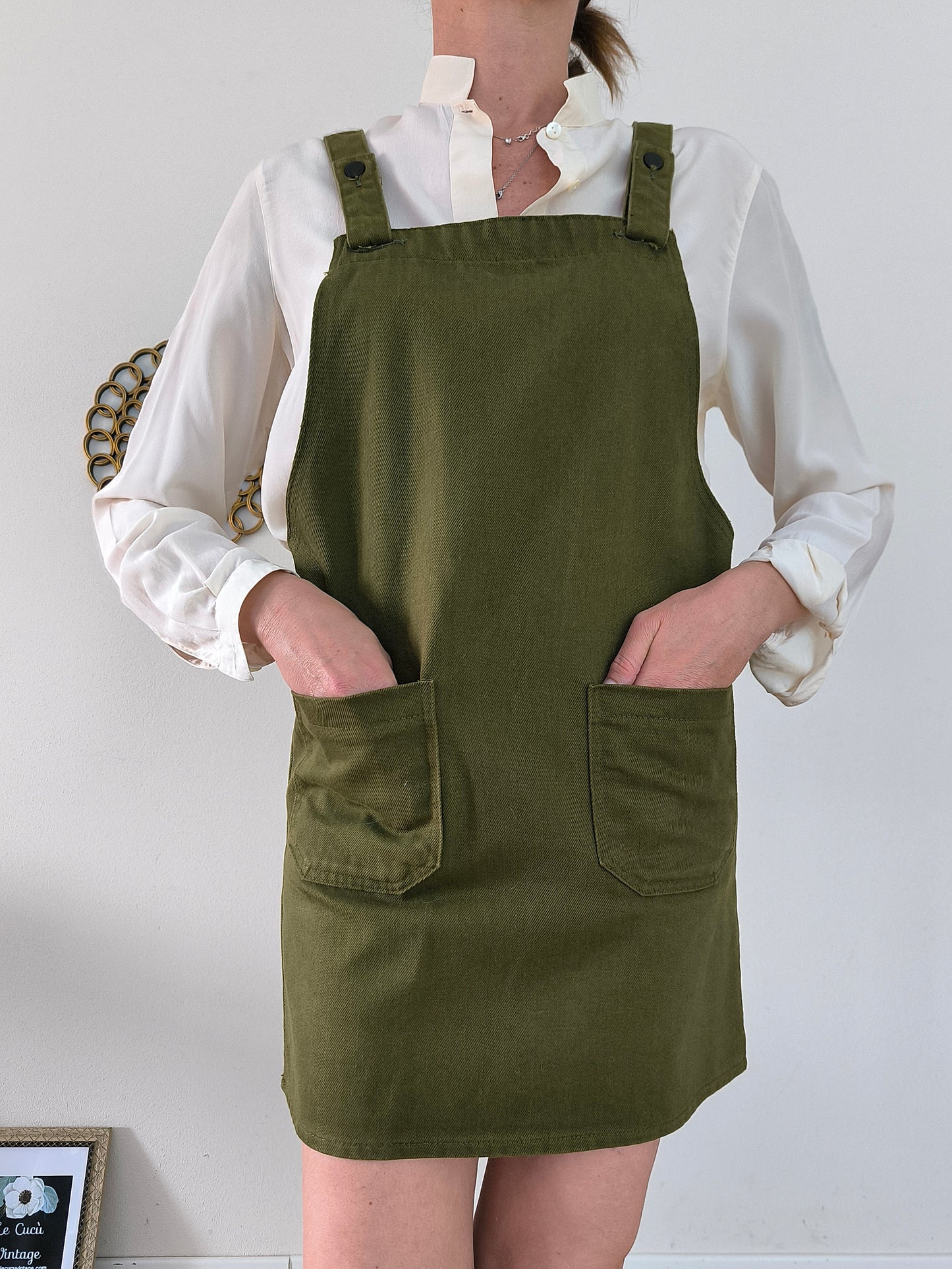Abito salopette Olive tg M