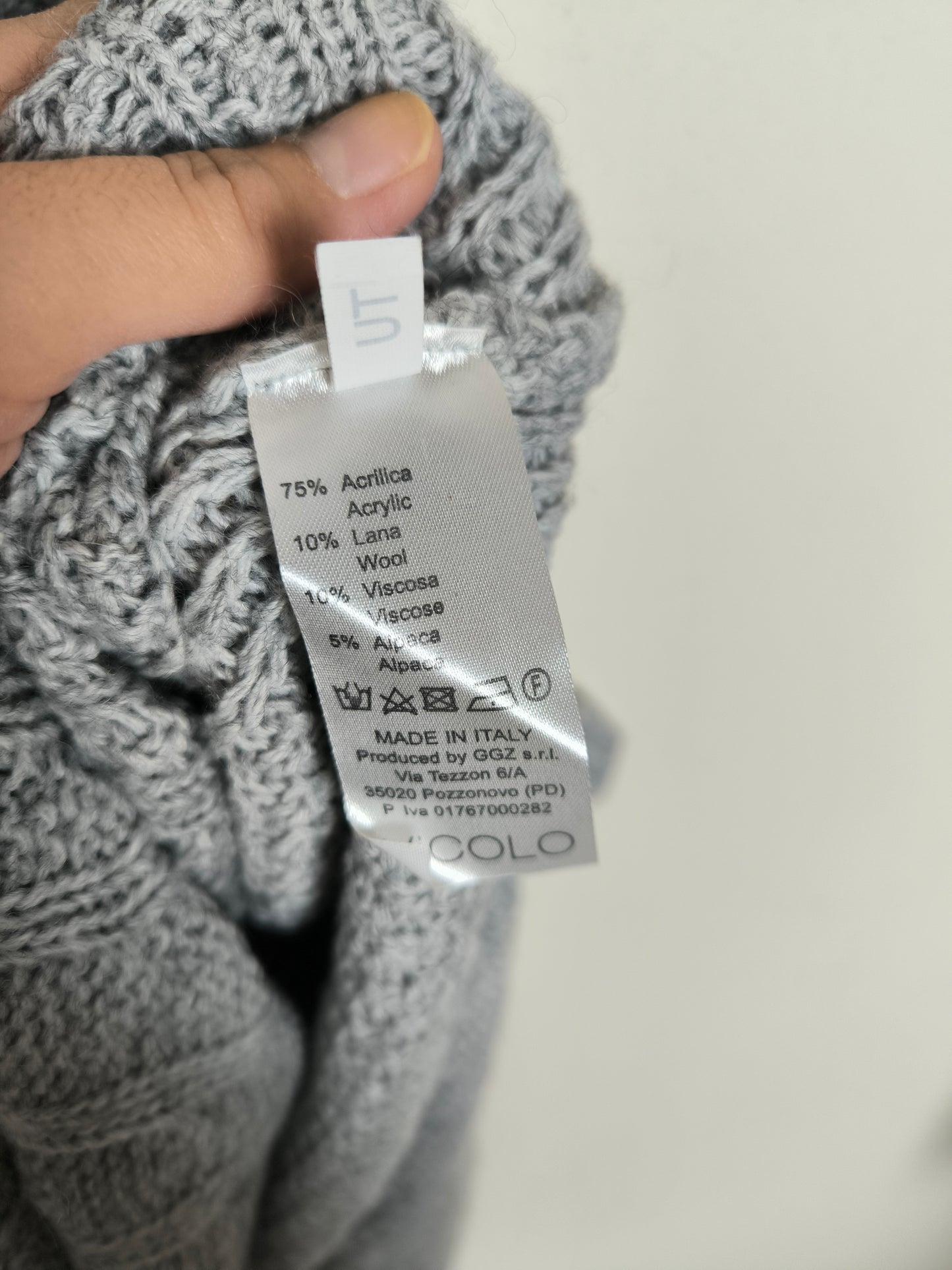 Maxi pull / minidress Vicolo grigio