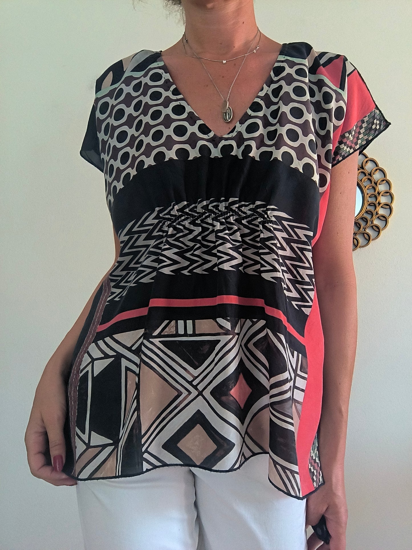 Blusa pura seta Maliparmi tg u