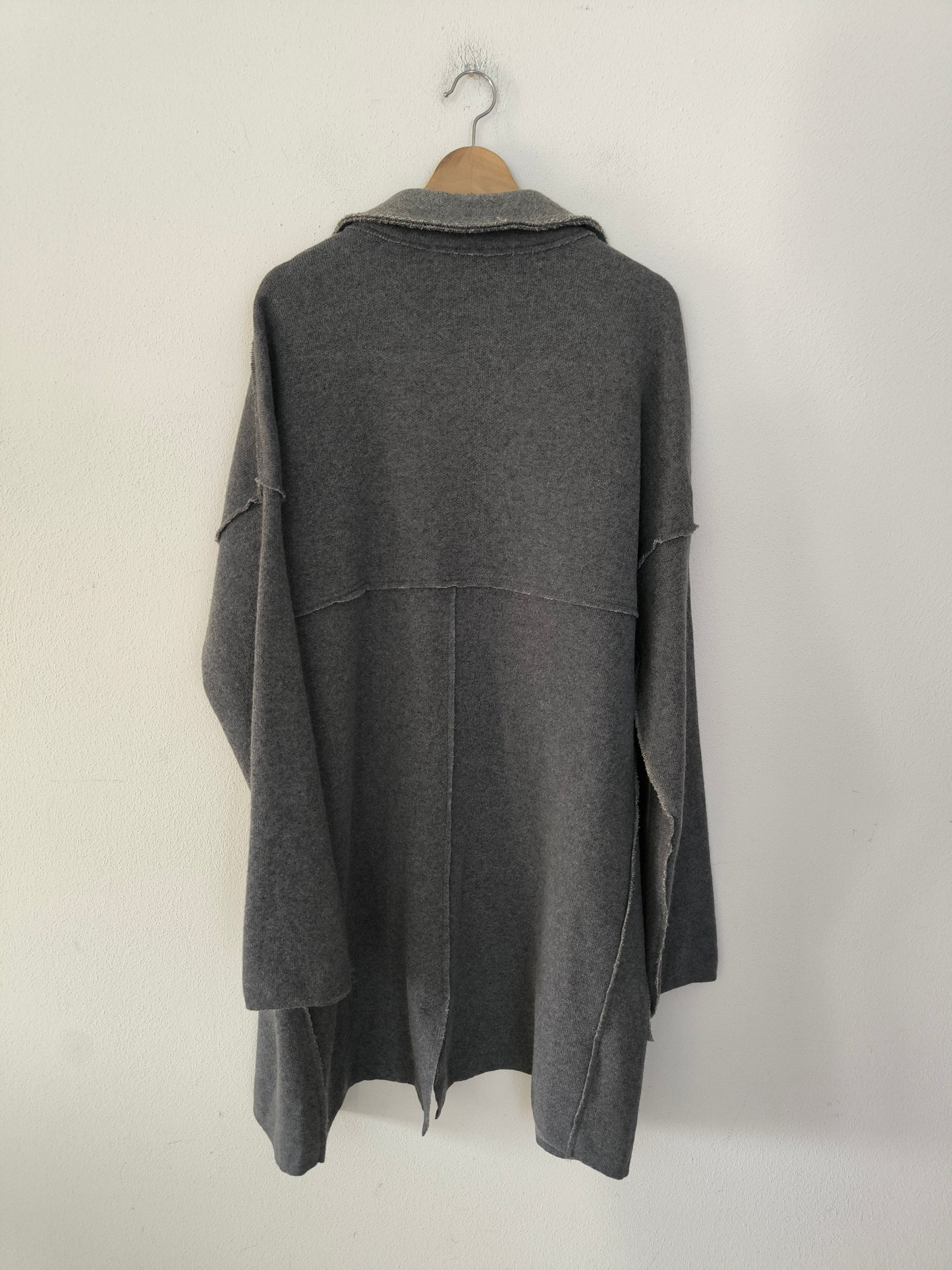 Cardigan Taviani lana grigia