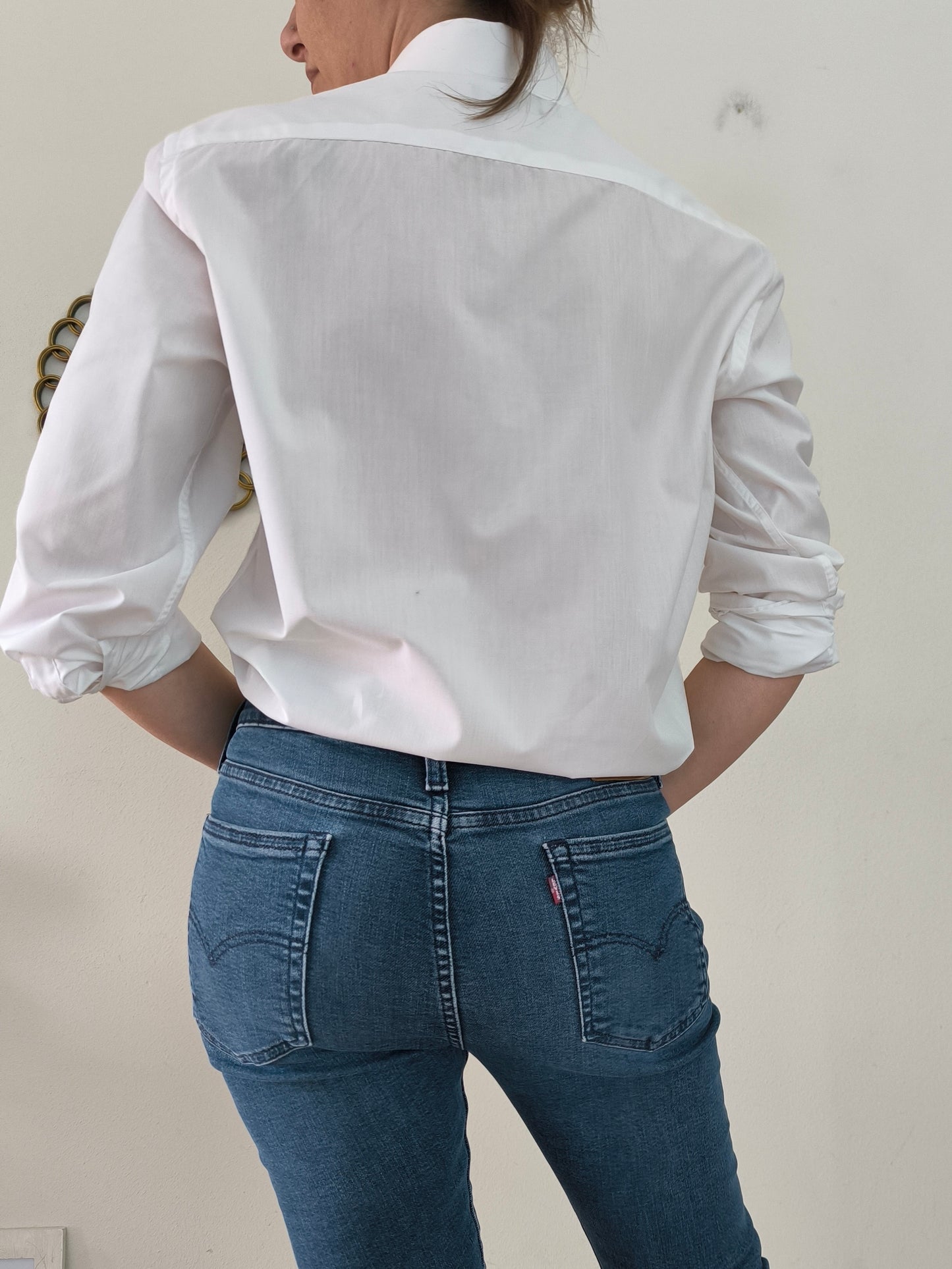 Camicia bianca puro cotone Keepman