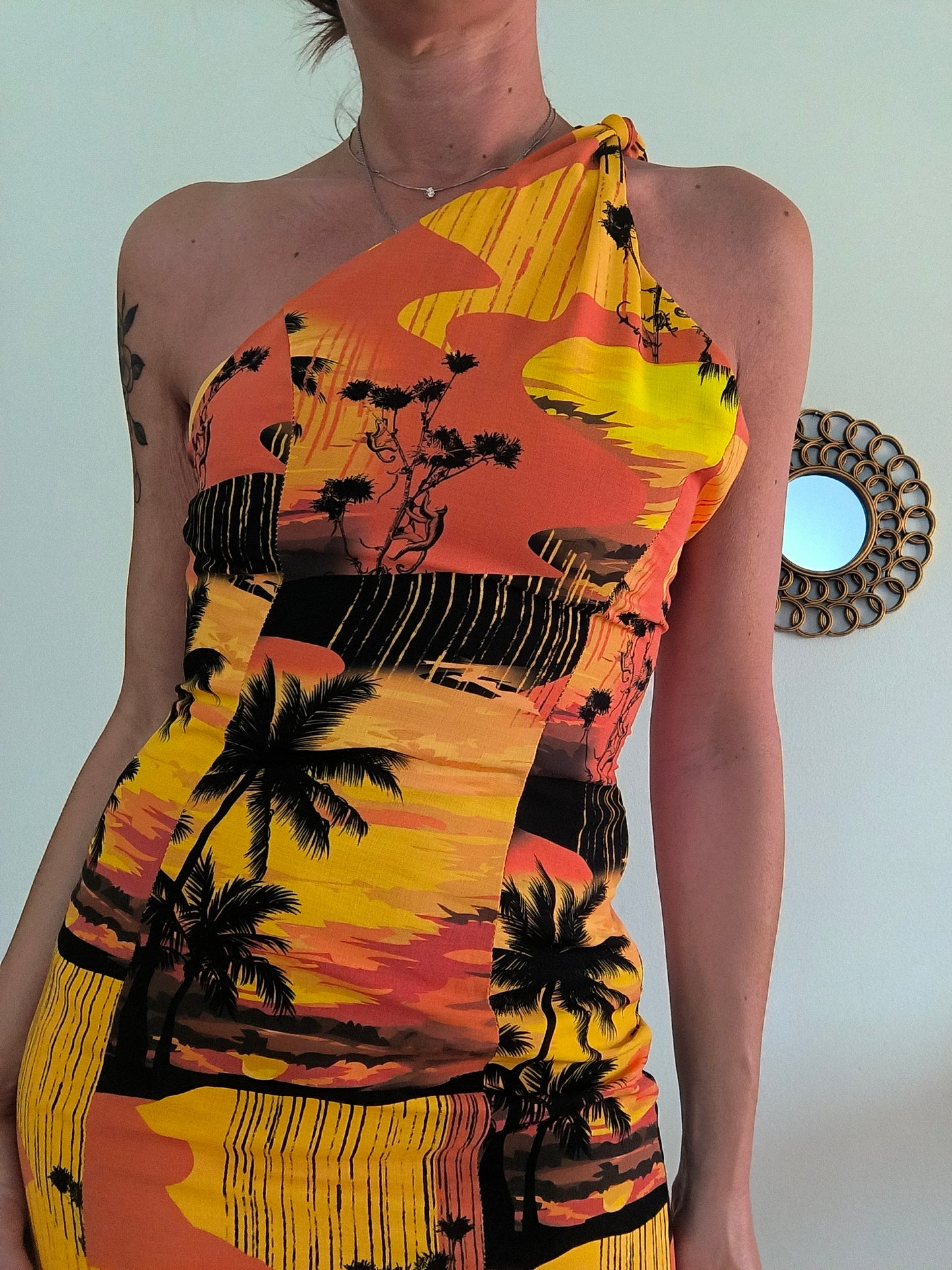 Abito Hawaiano colorato