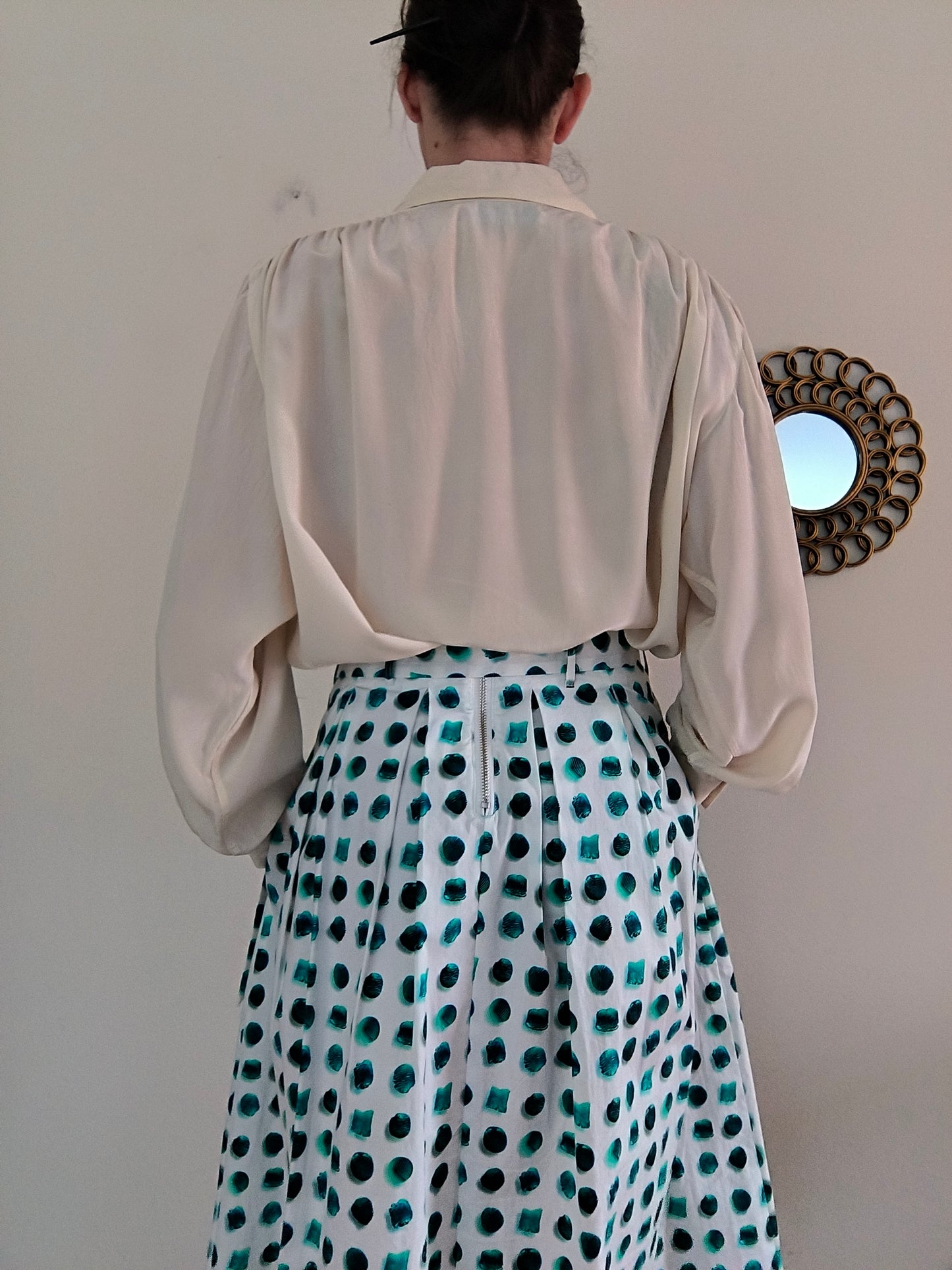 Camicetta vintage pura seta