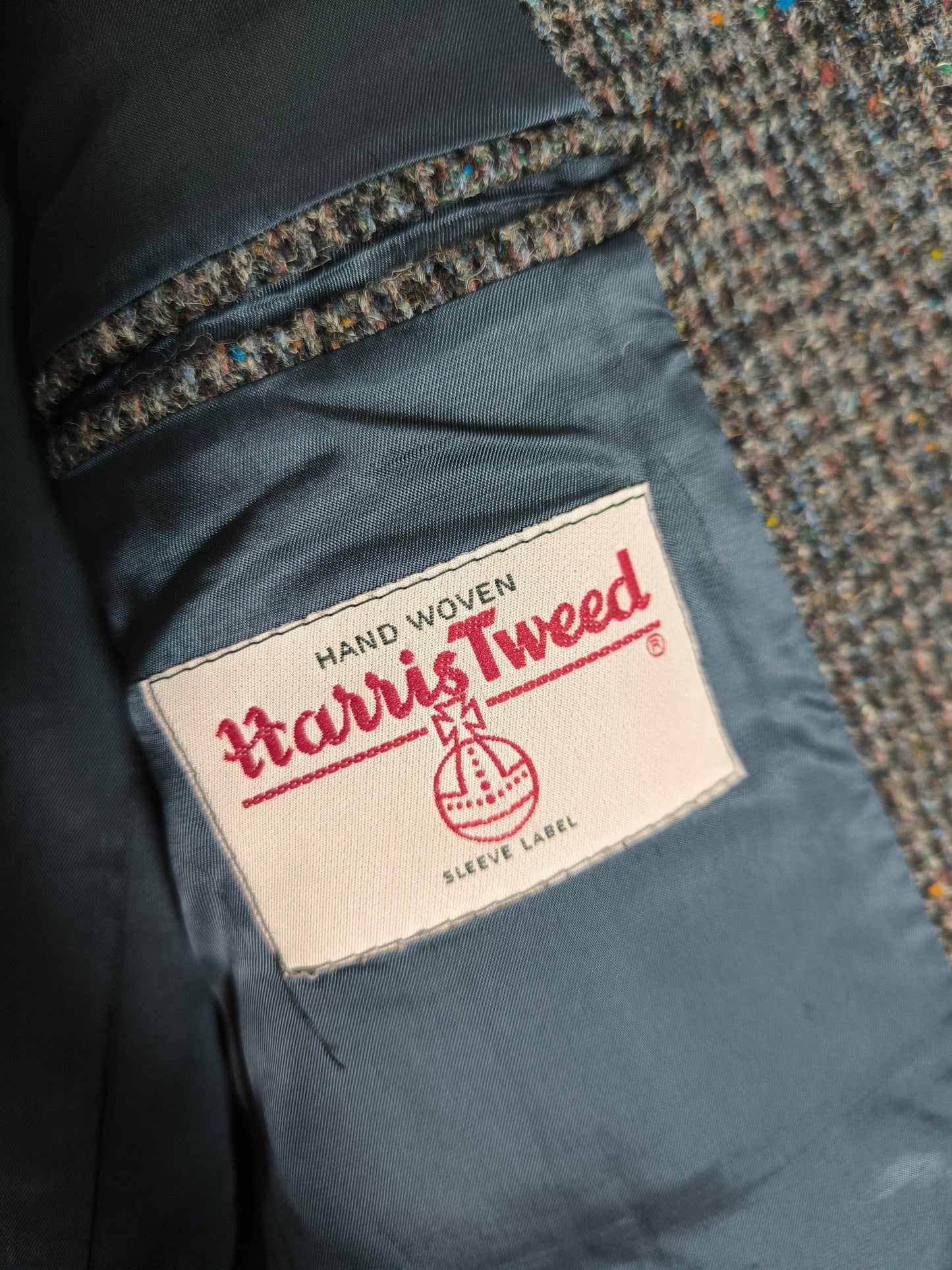 Blazer in tweed inglese Harris Tweed