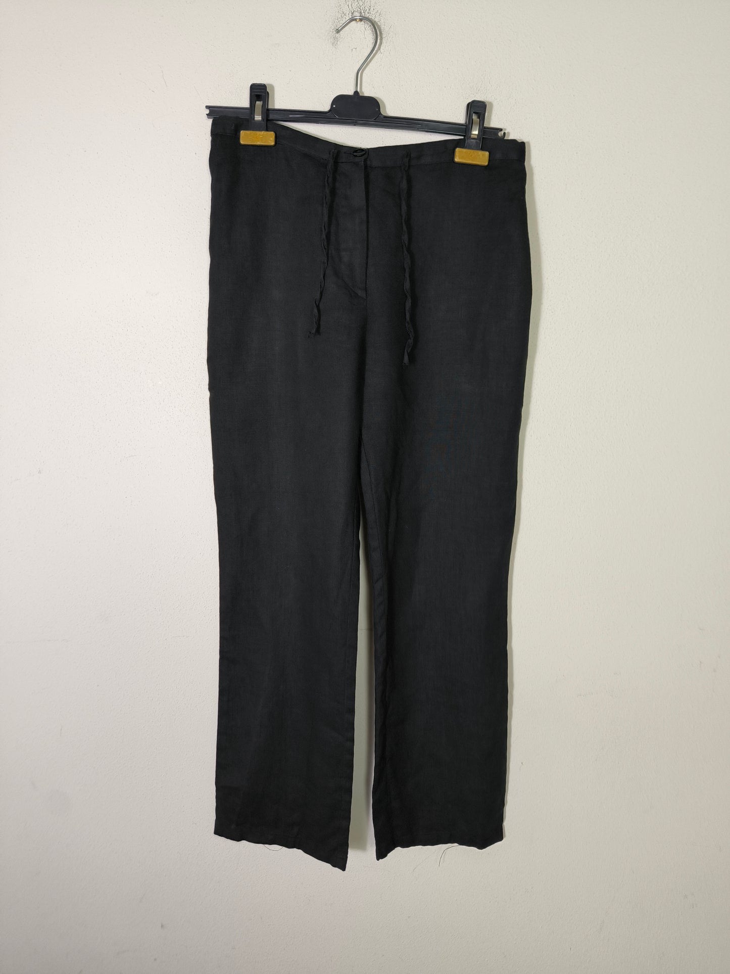 Pantalone in lino nero size S/M