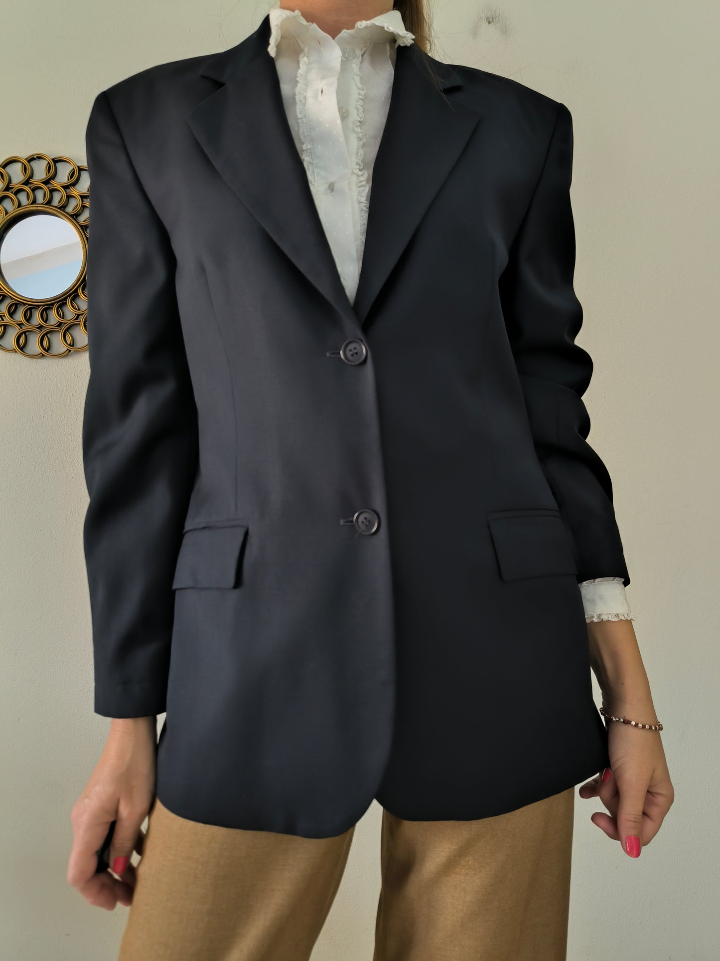 Blazer Sisley blu notte tg L