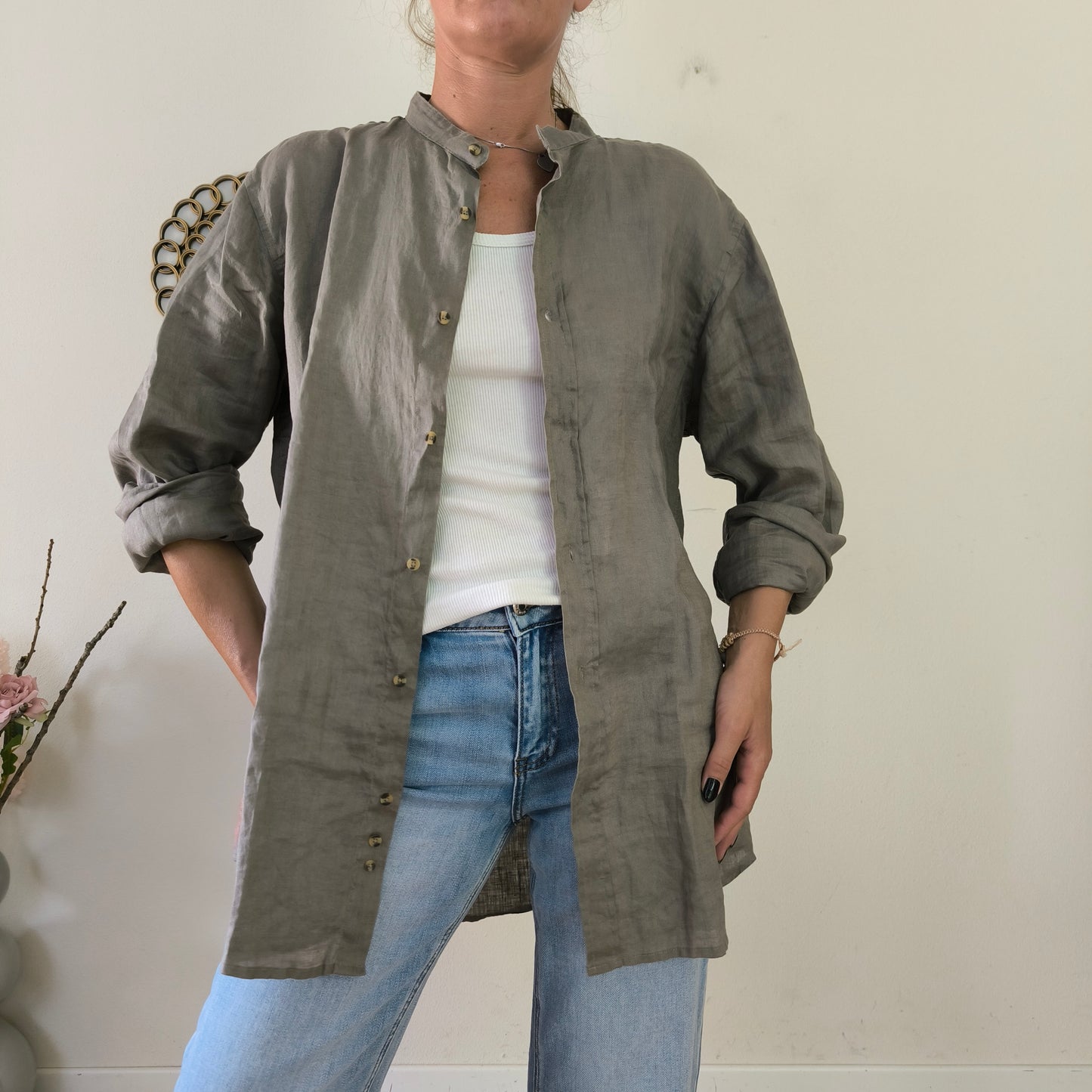 Camicia Trez puro lino tg XXL