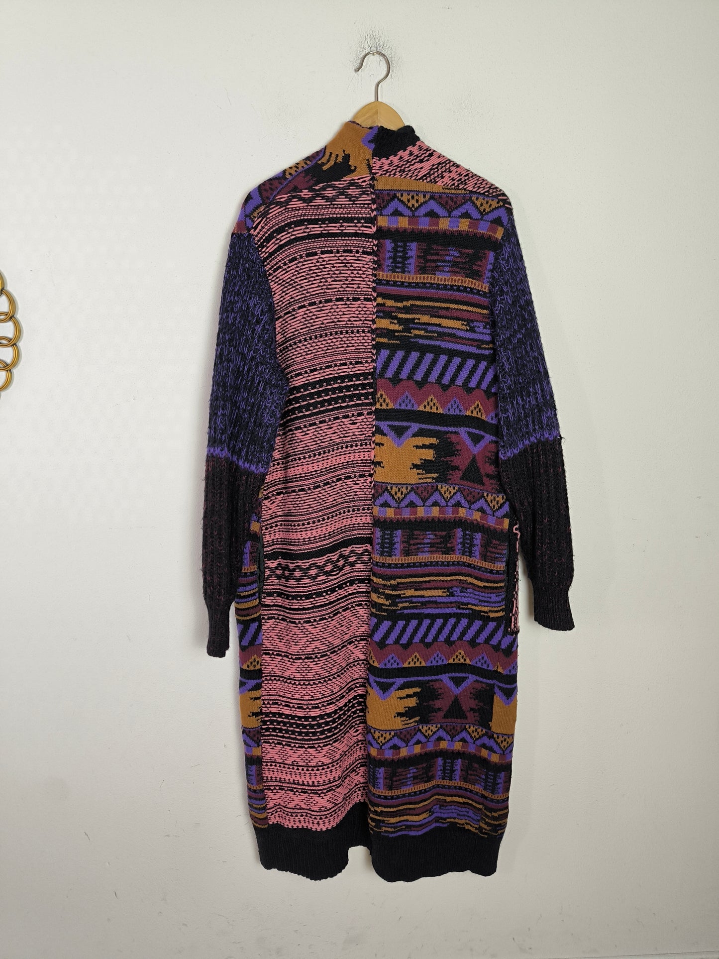 Cappotto in lana ed alpaca etno chic tg U