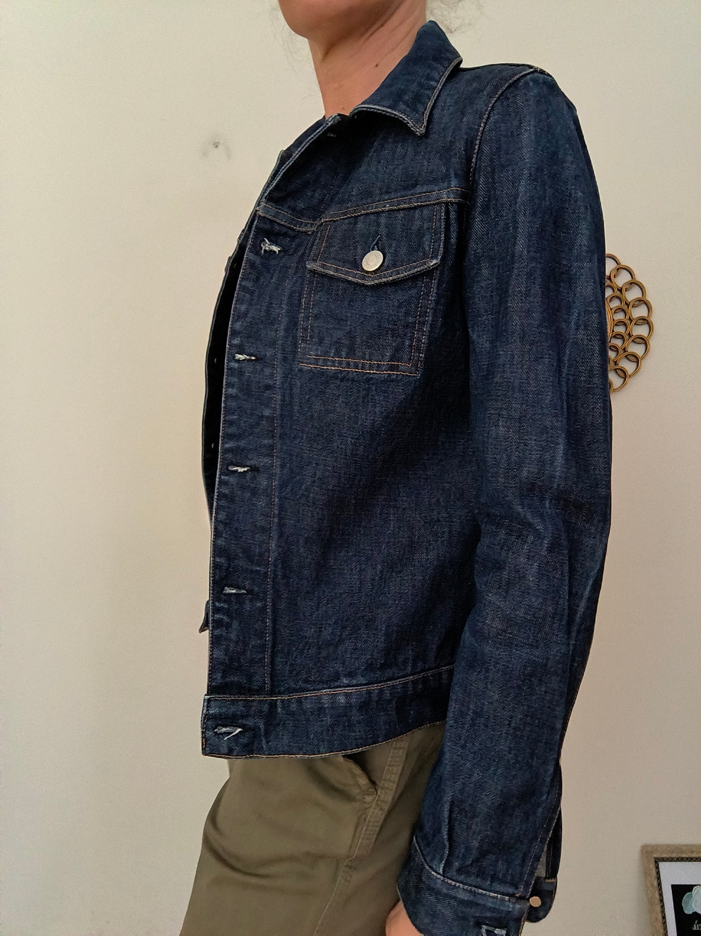 Giubbino in denim Helmut Lang tg S