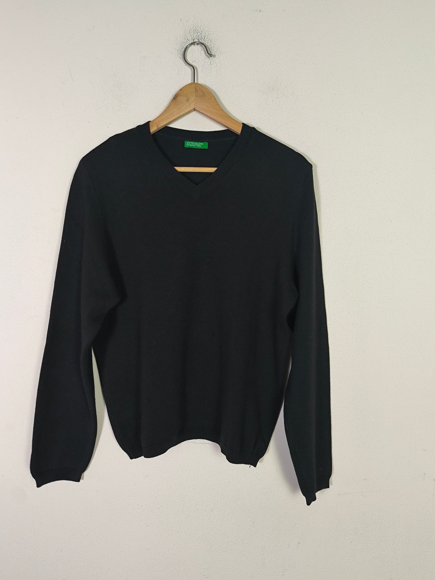 Maglione in misto lana V neck Benetton