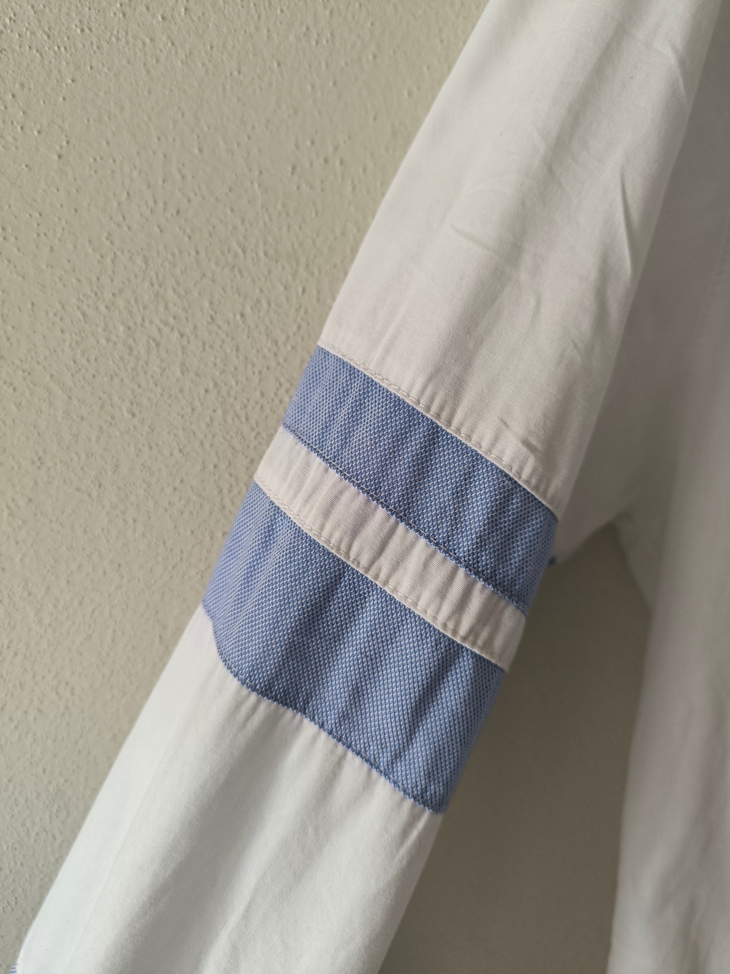 Camicia bianca/azzurra Clap Your Hand
