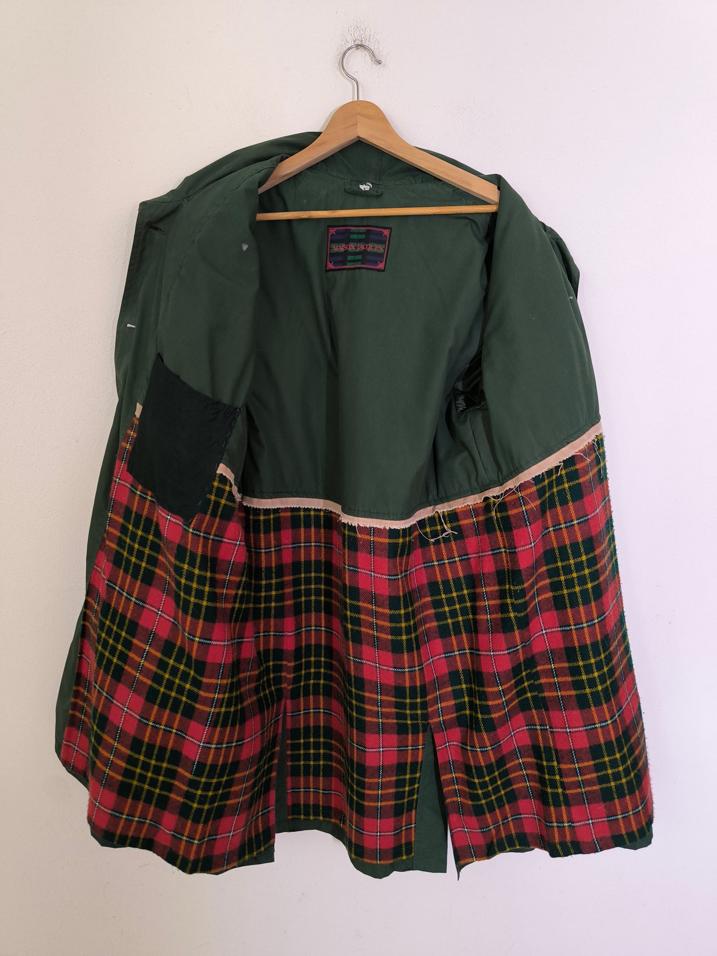 Trench imbottito anni 80 Maison Jacques