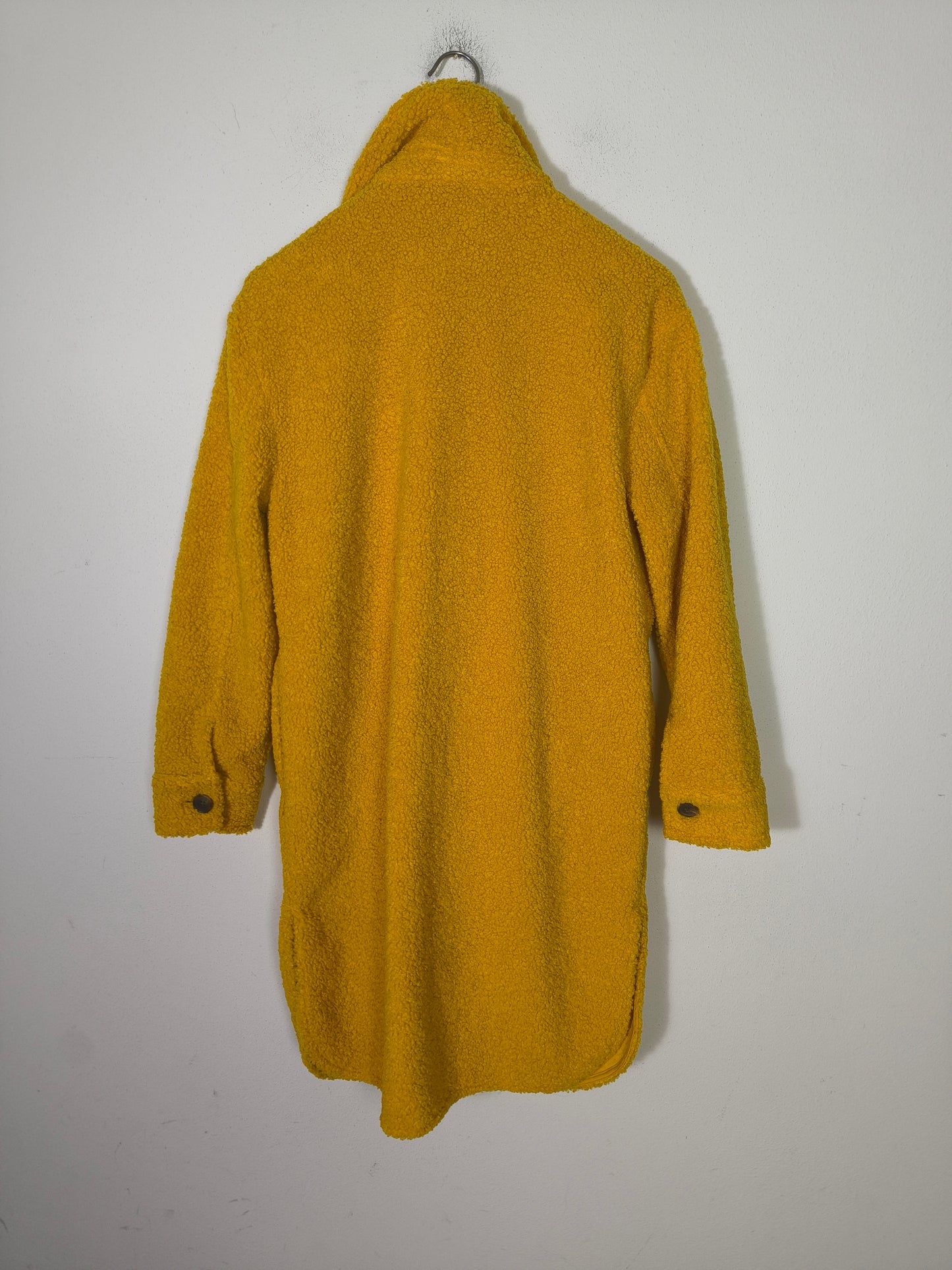 Cappotto teddy senape