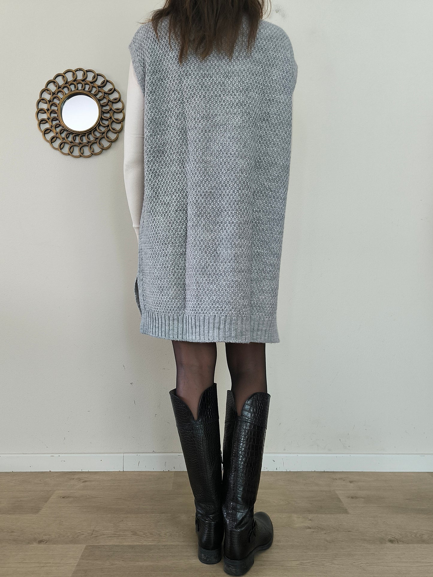 Maxi pull / minidress Vicolo grigio