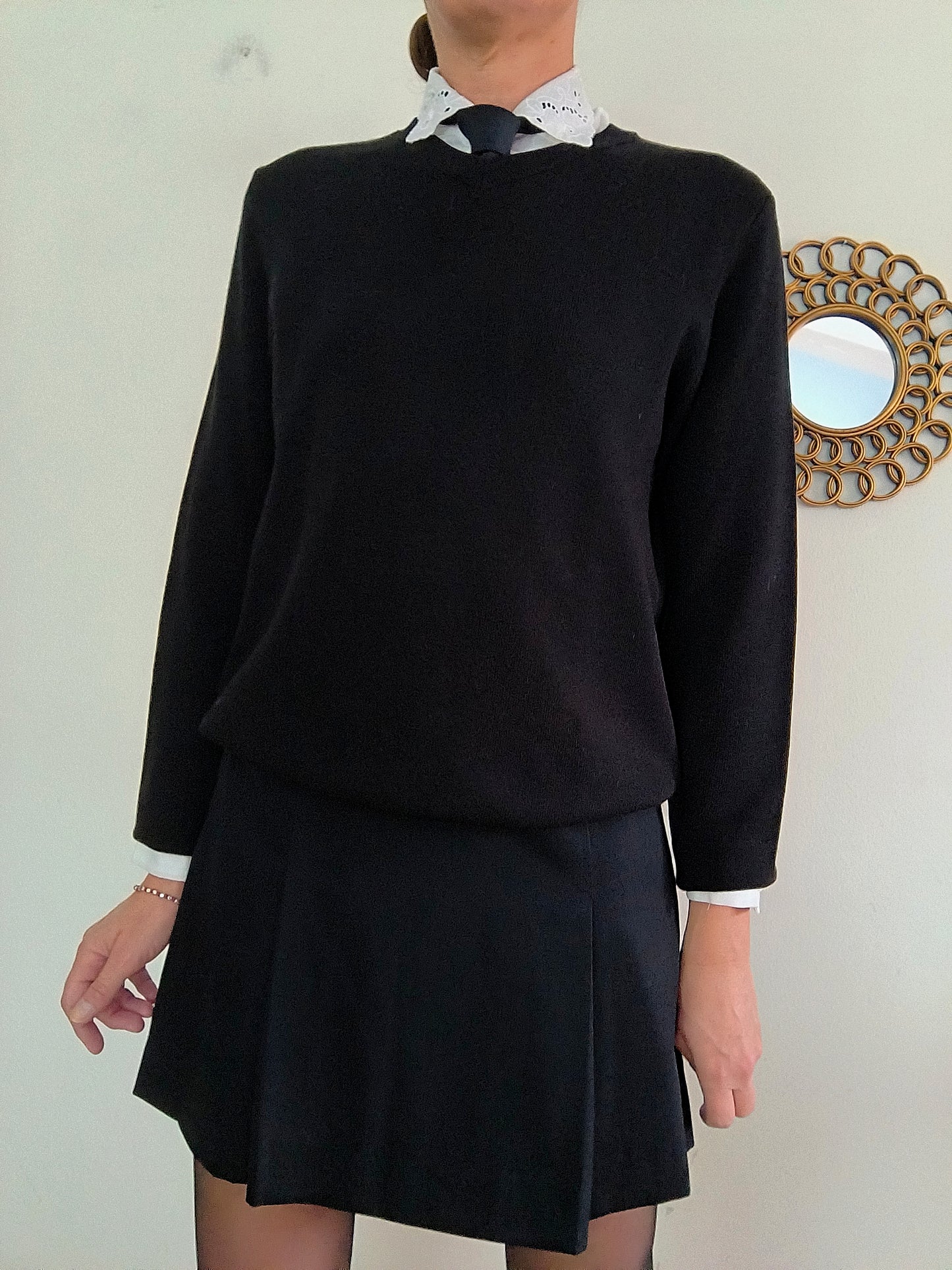 Maglione in misto lana V neck Benetton
