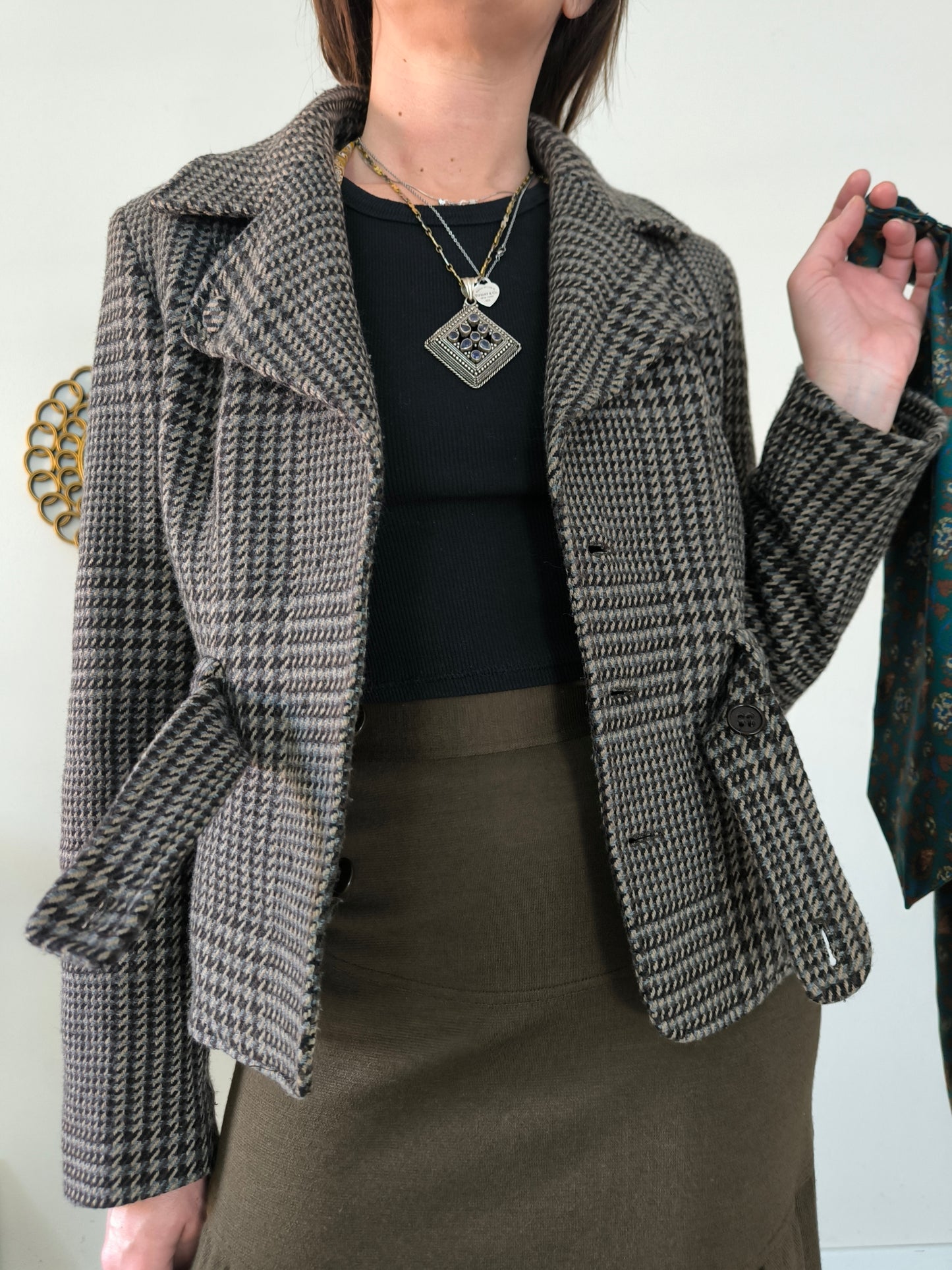 Blazer/caban United Colors of Benetton marrone tg M