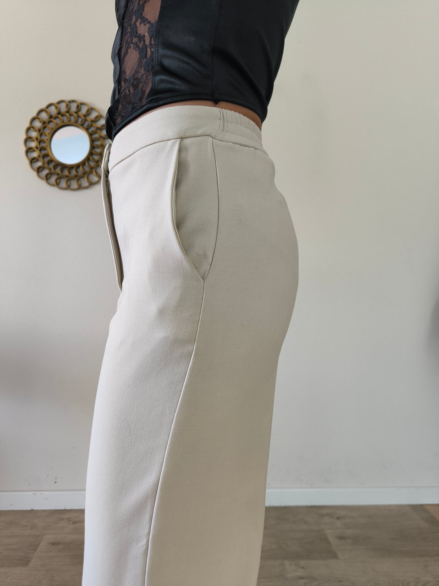 Pantalone panna Kartika