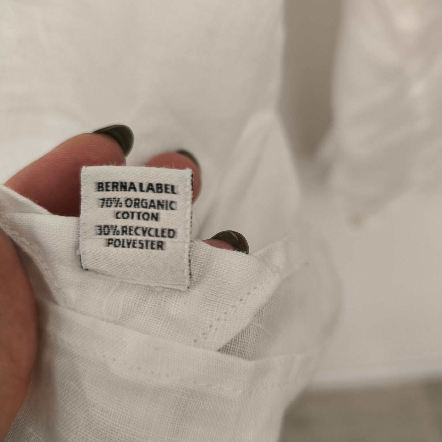 Camicia Berna bianca cotone organico XXL