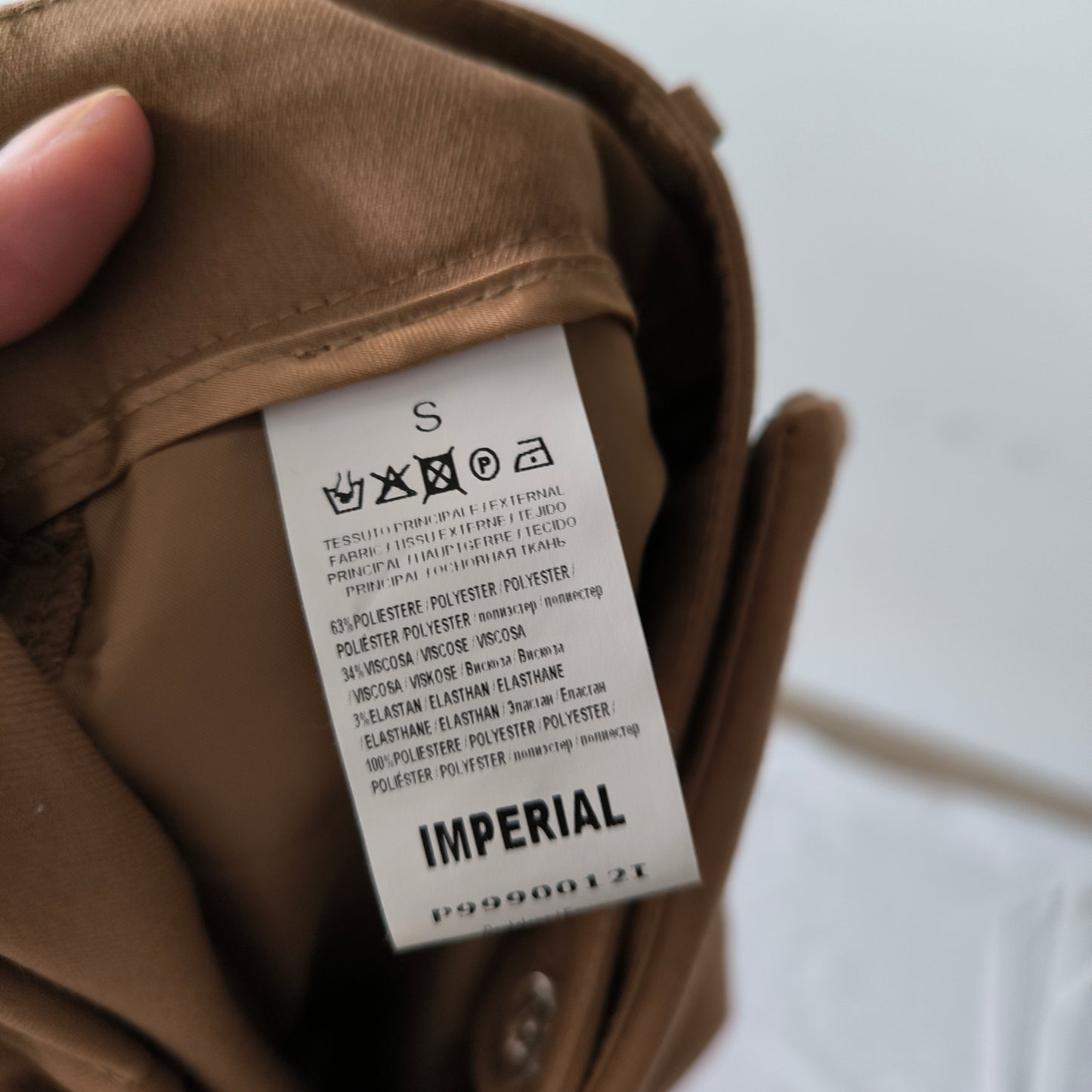 Pantalone Imperial cammello tg S