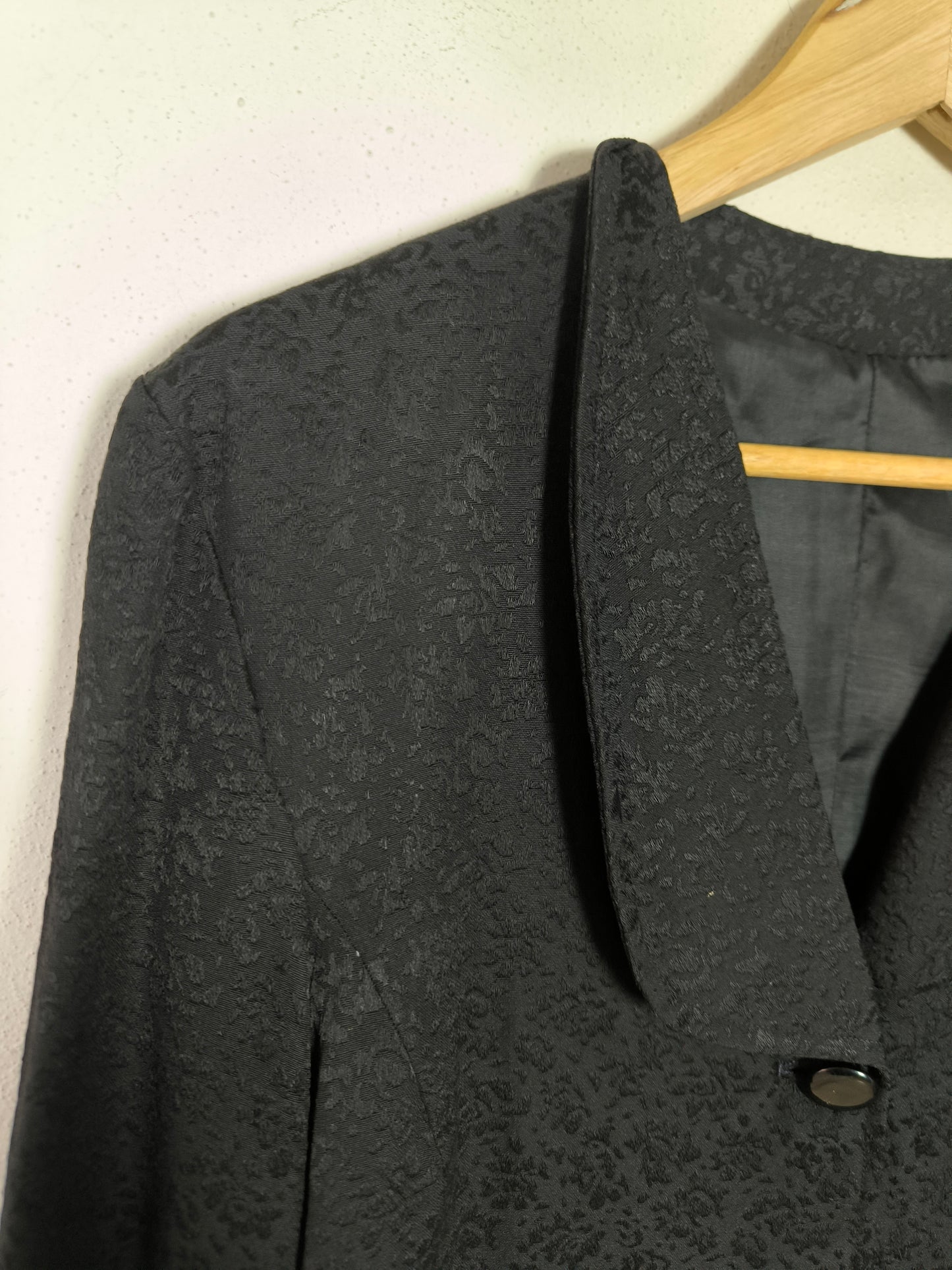 Blazer 1950's in jacquard nero tg M