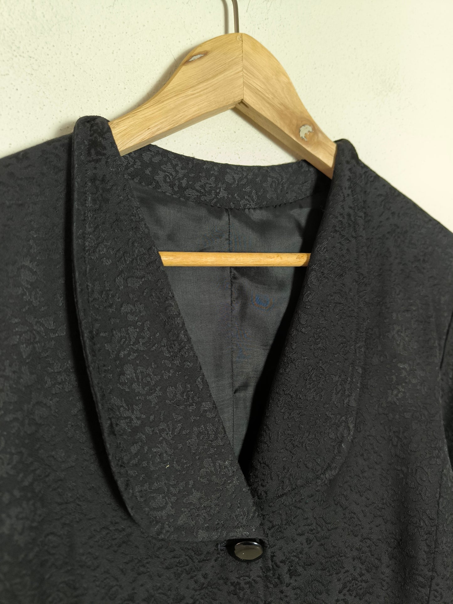 Blazer 1950's in jacquard nero tg M