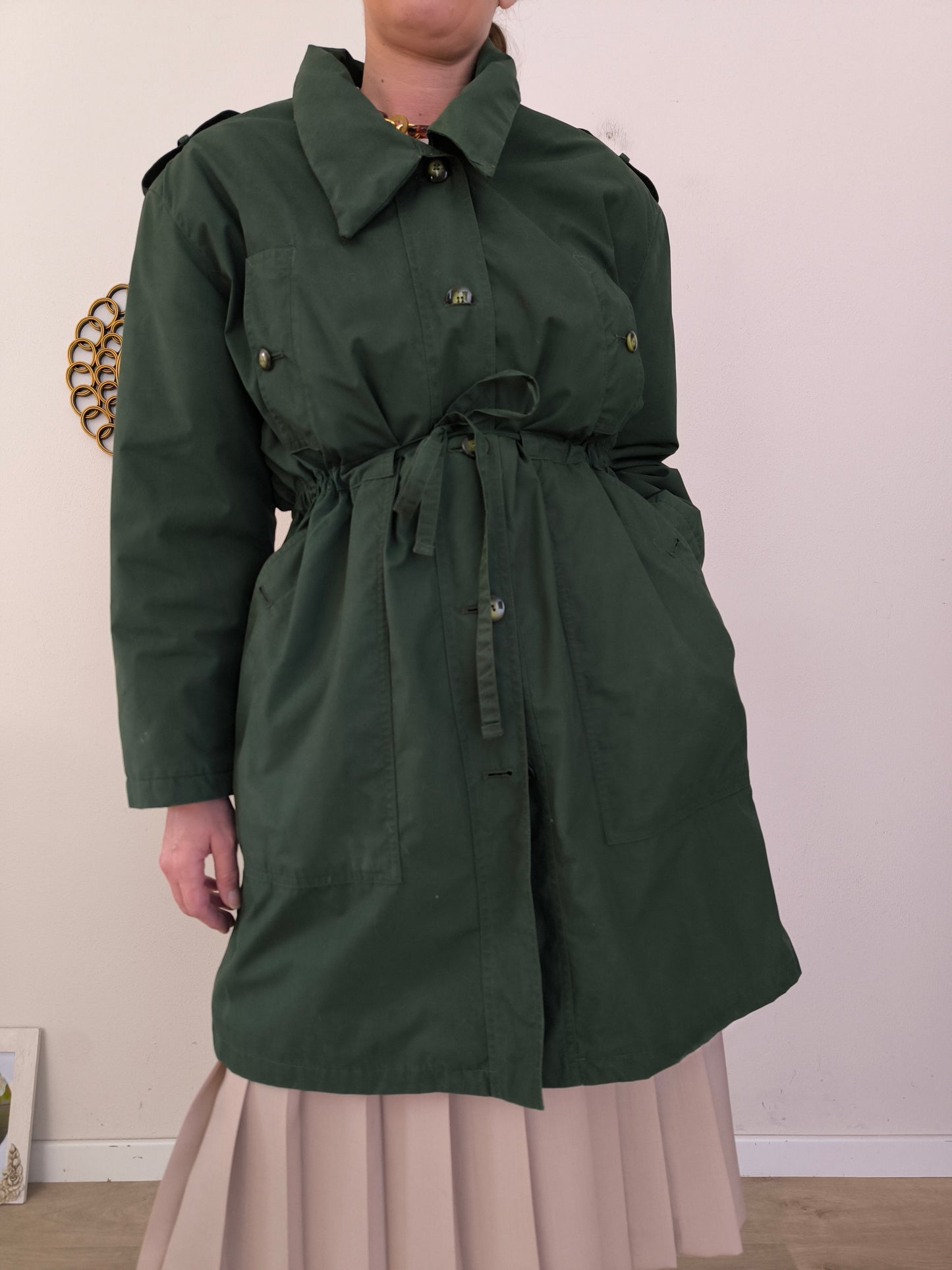 Trench imbottito anni 80 Maison Jacques