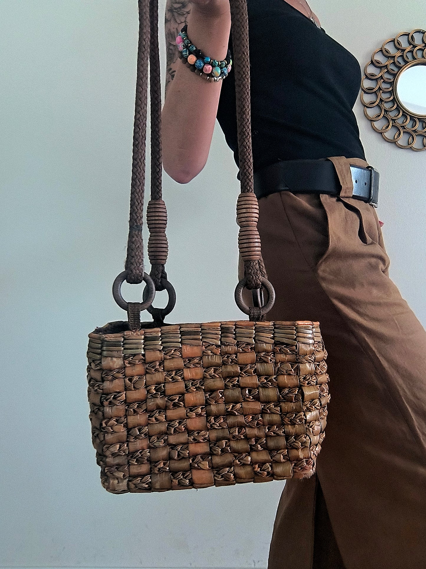 Borsetta vintage in paglia