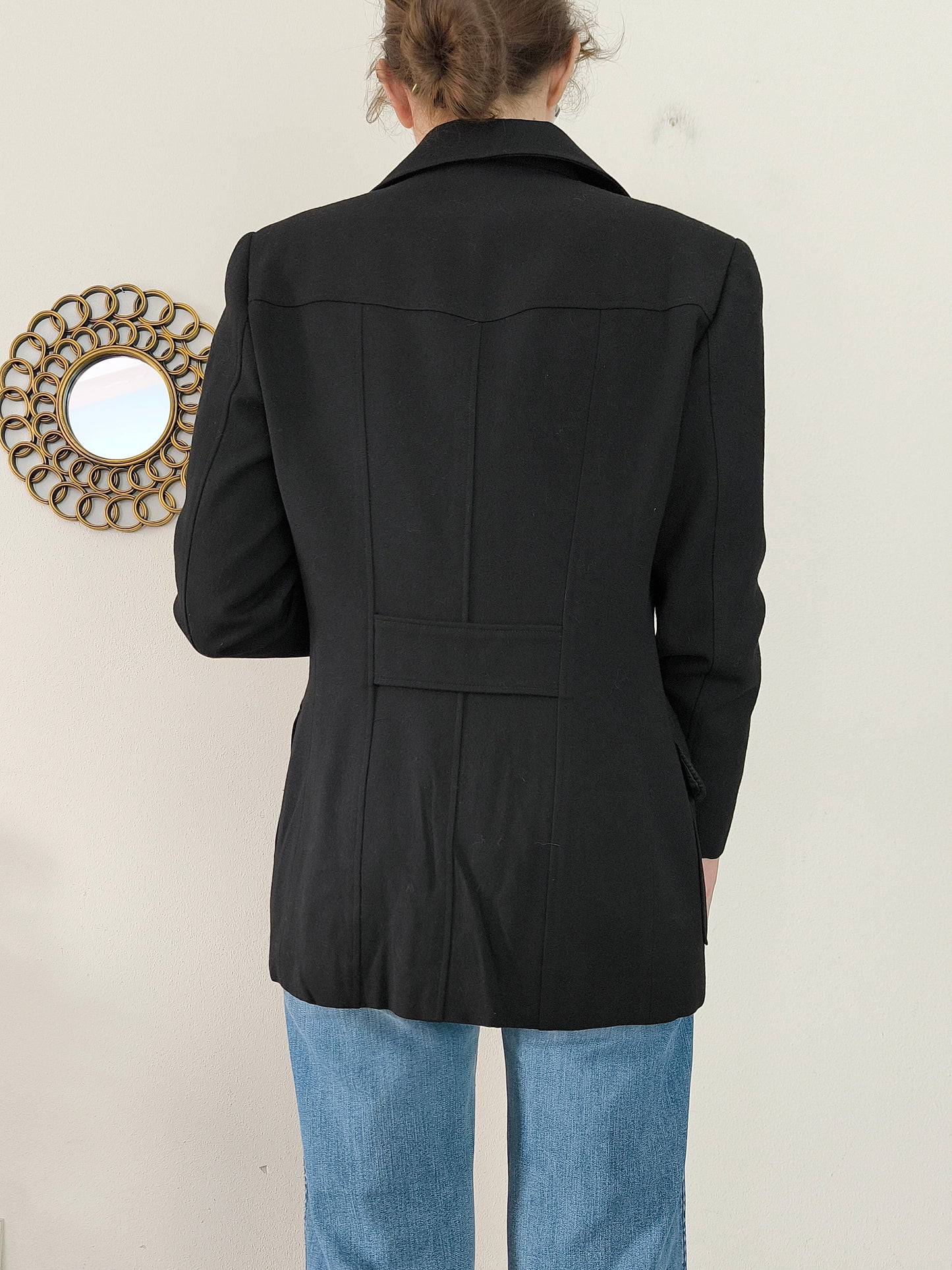 Ter et Bantine blazer nero in lana