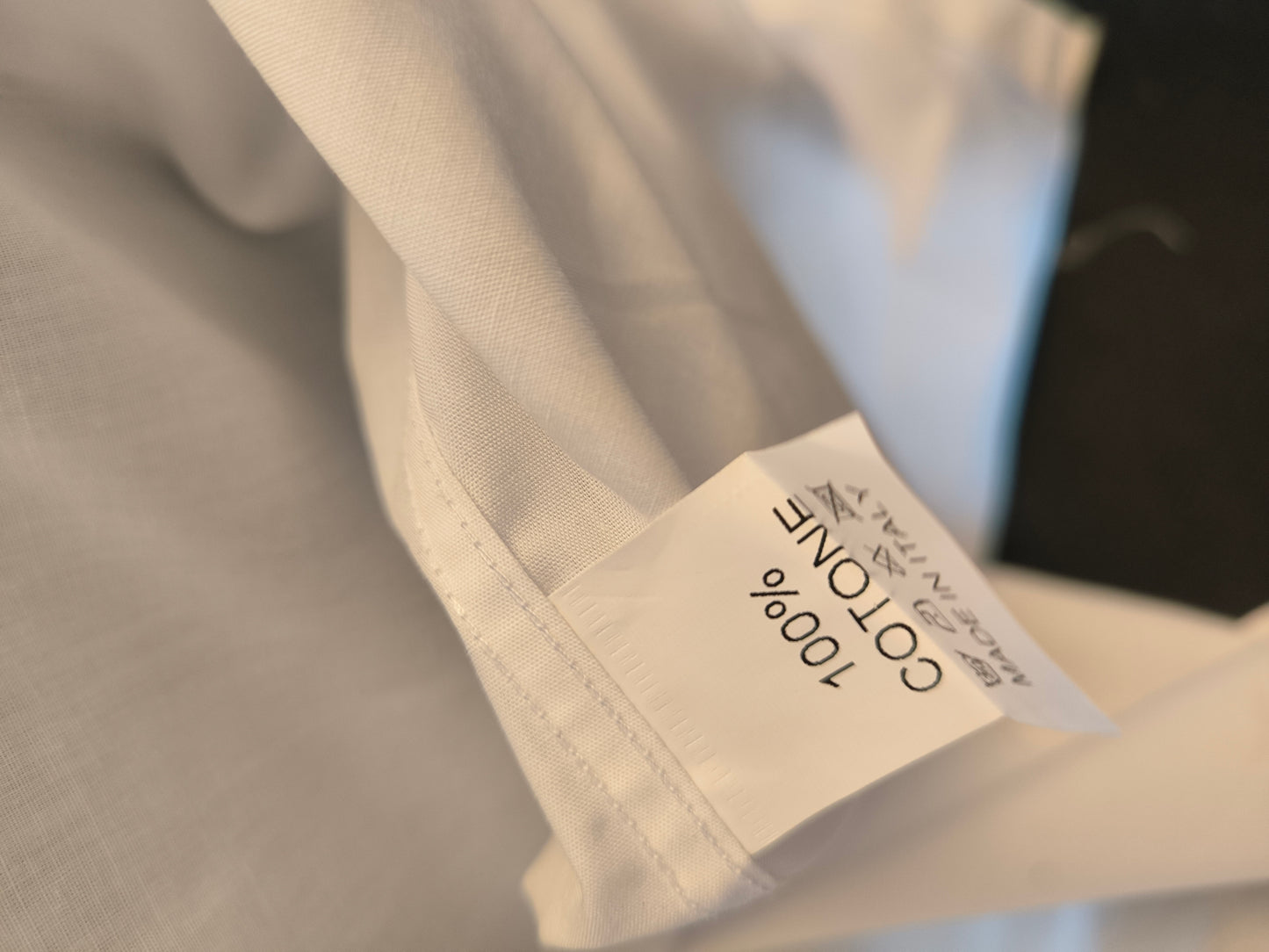 Camicia bianca puro cotone Keepman