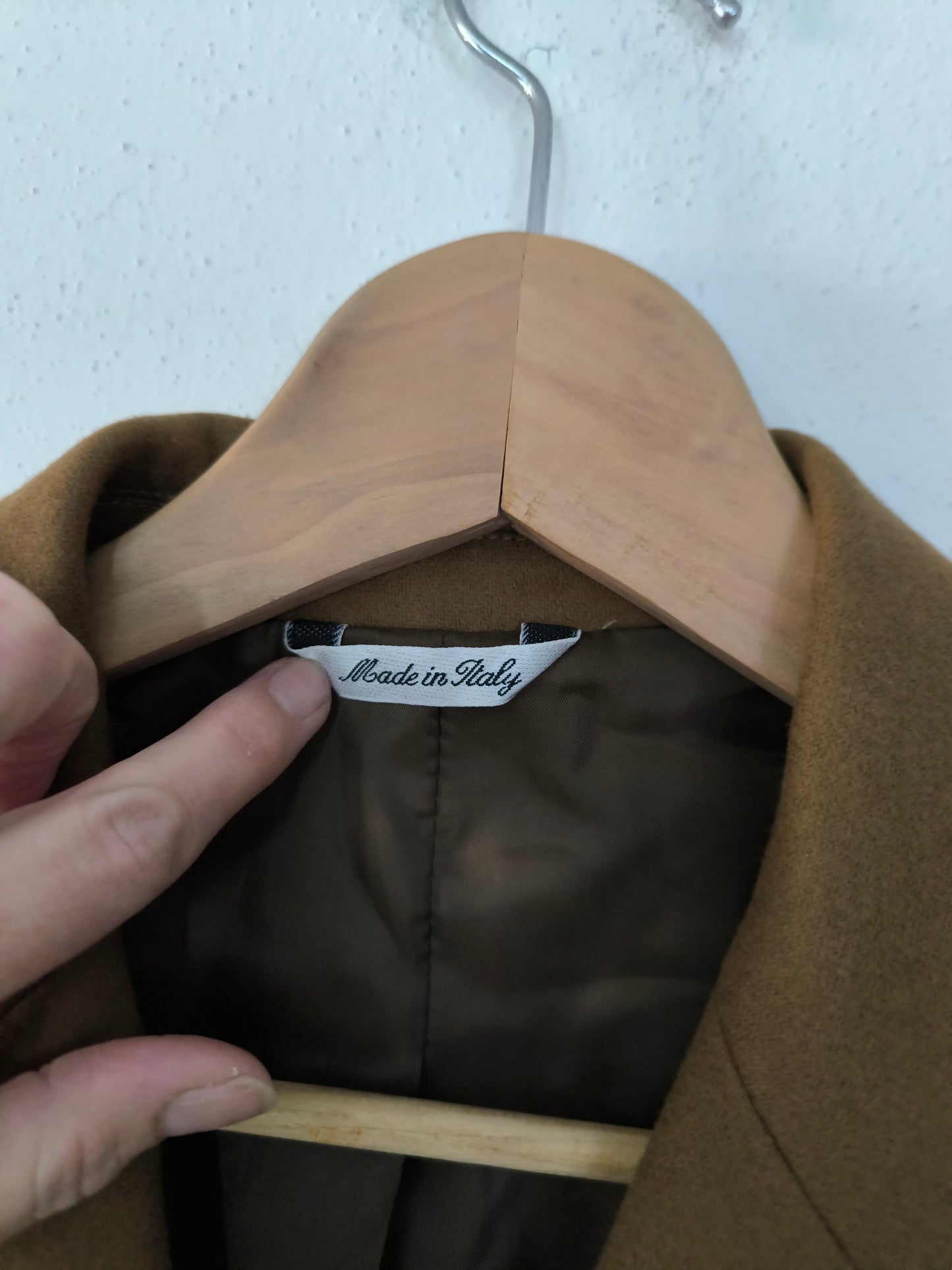 Blazer cammello in lana tg M