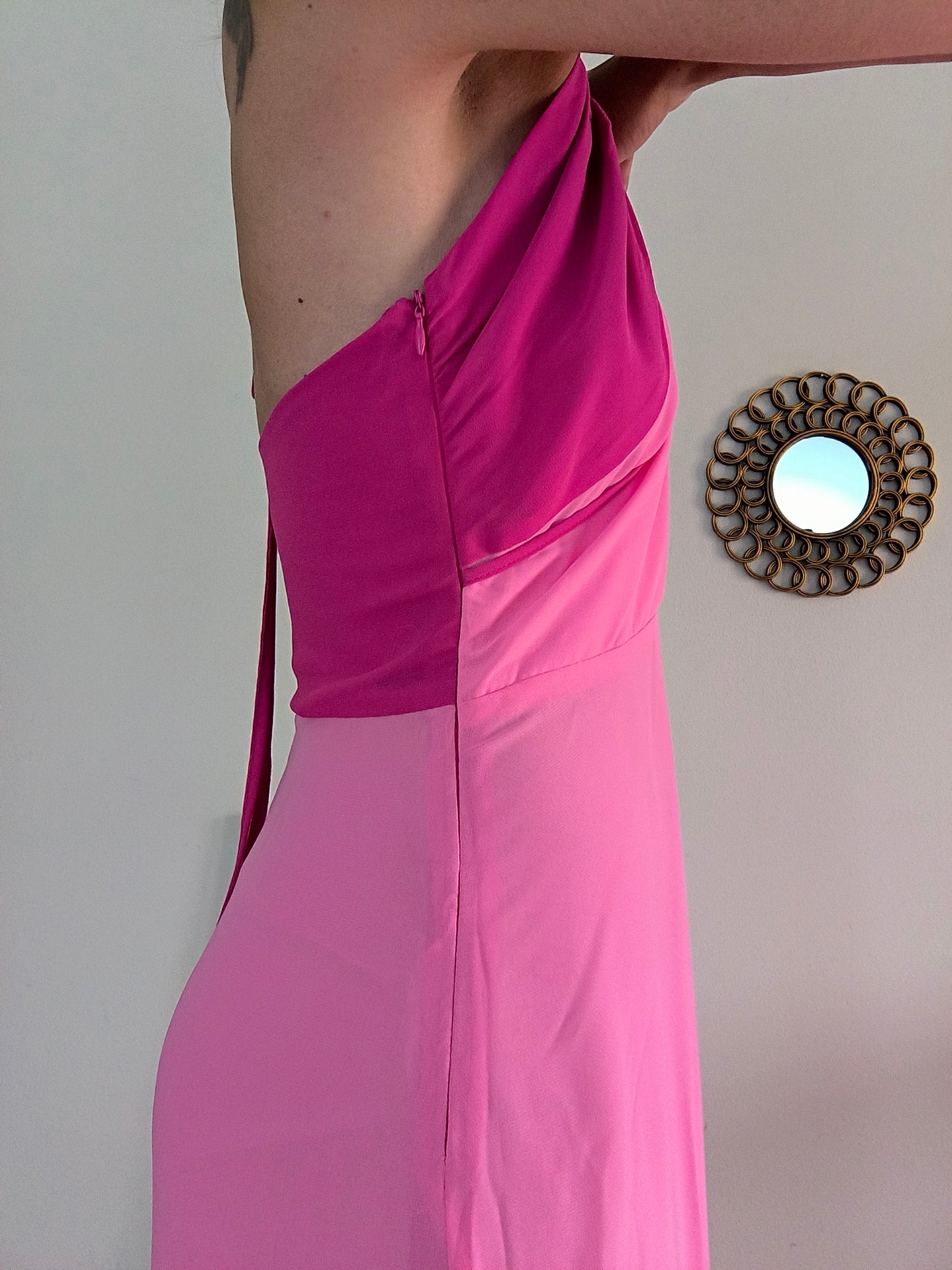 Abito lungo rosa