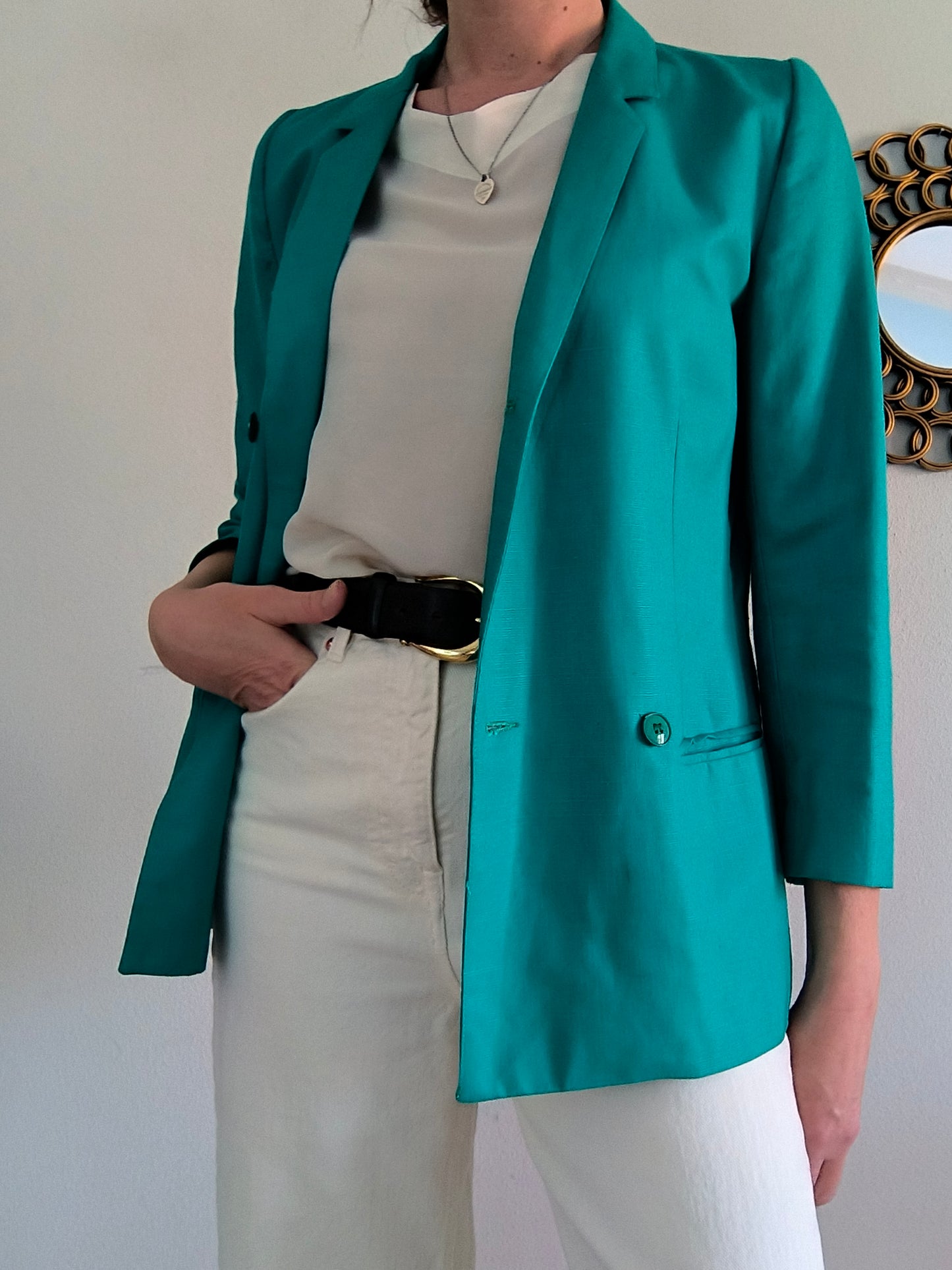 Blazer vintage WaterGate verde mare