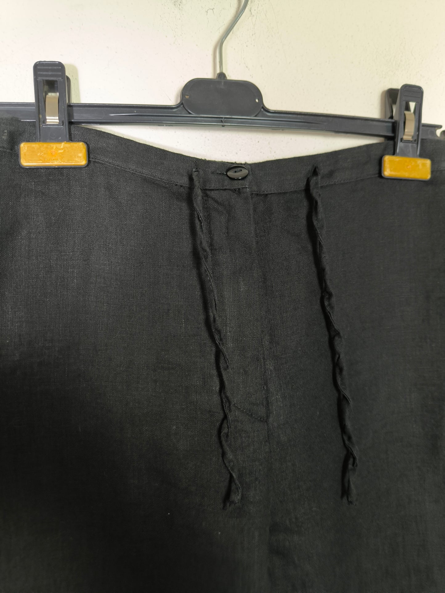 Pantalone in lino nero size S/M