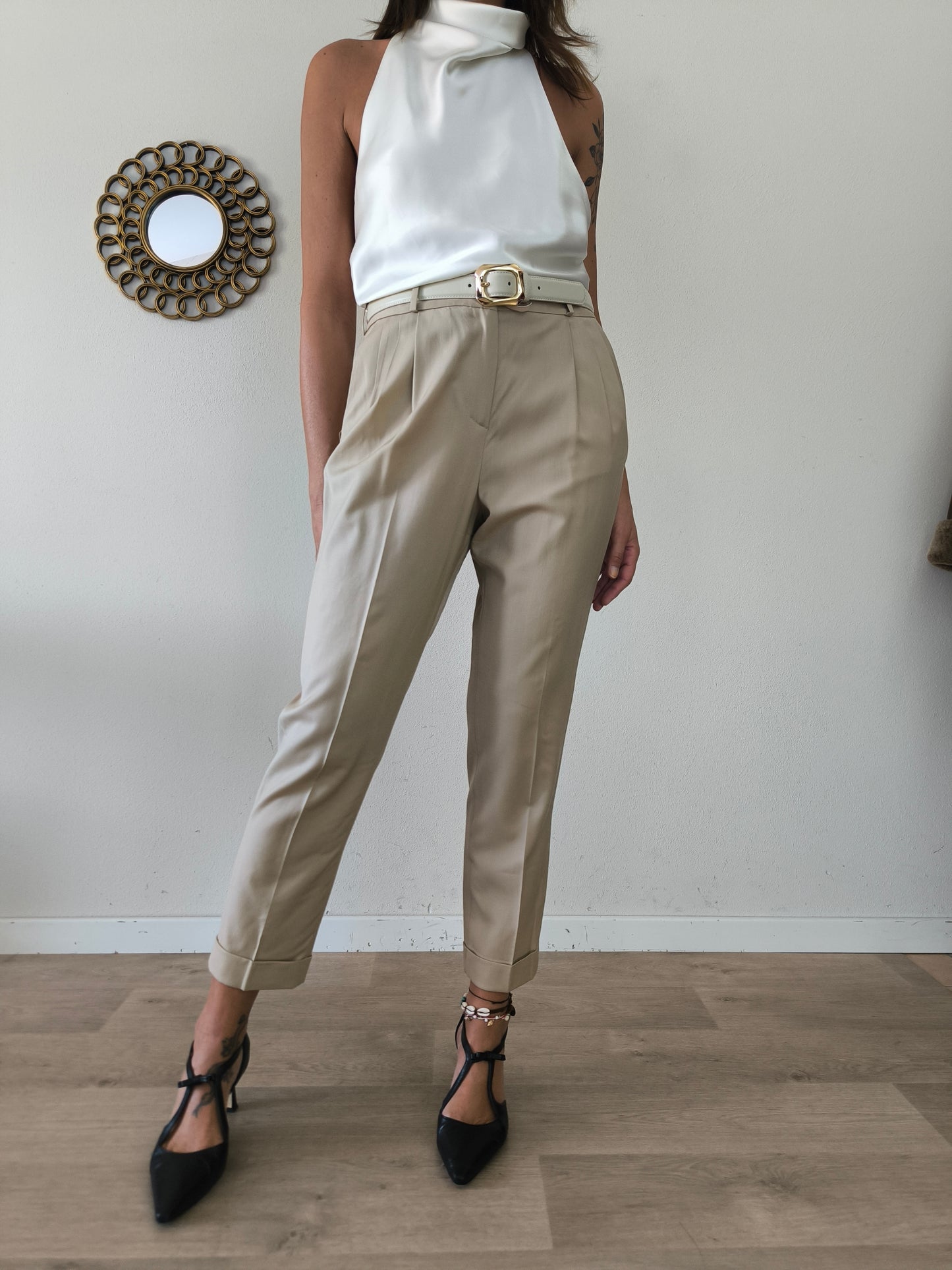 Pantalone Liviana Conti fresco lana tg 44