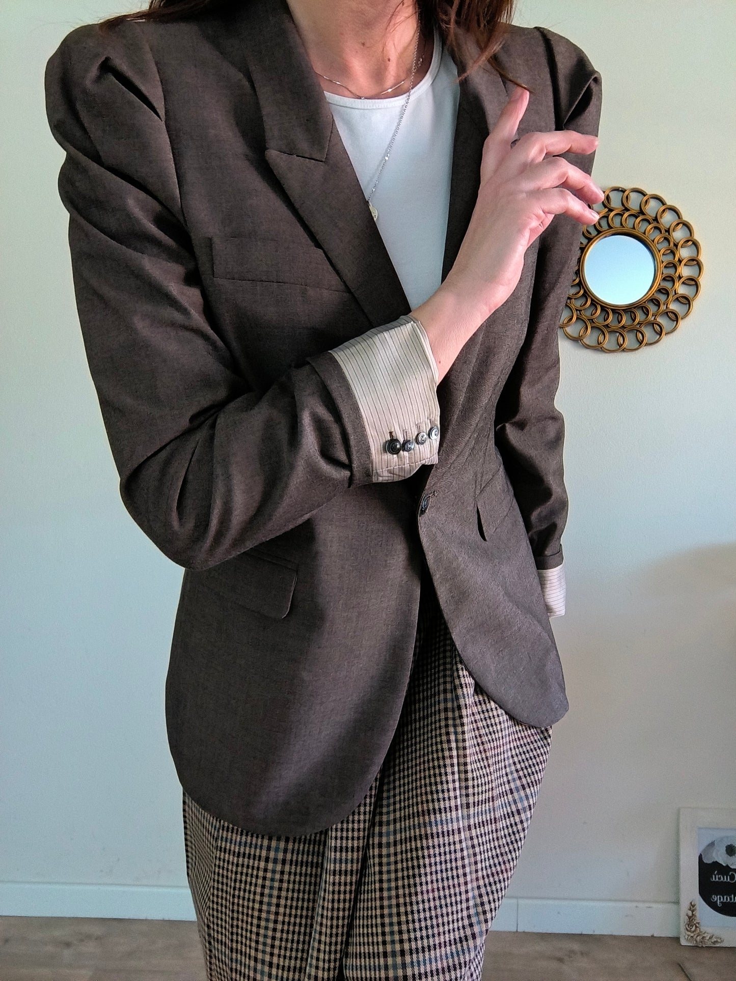 Blazer primaverile marrone tg M