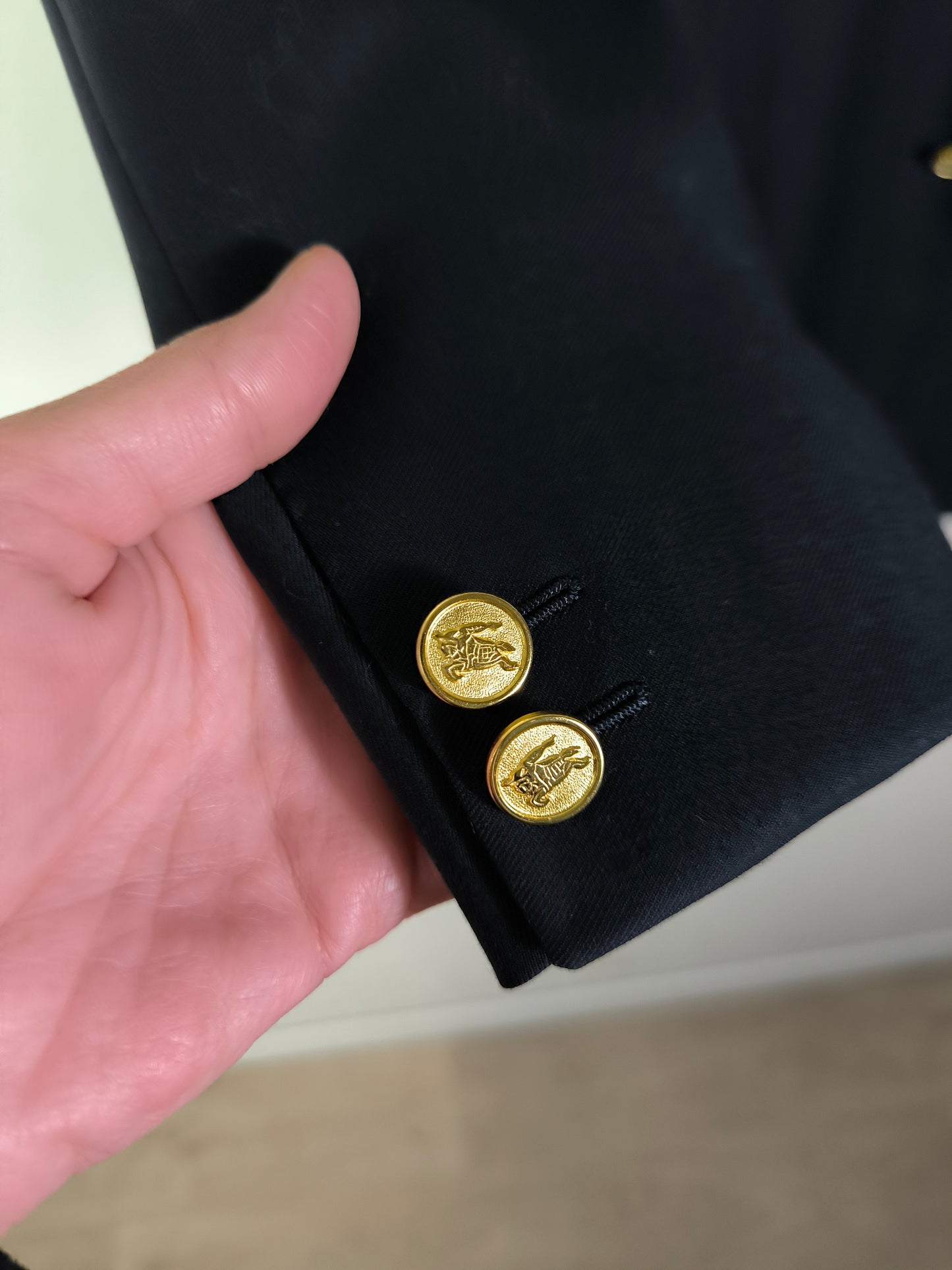 BURBERRYS blazer nero unisex