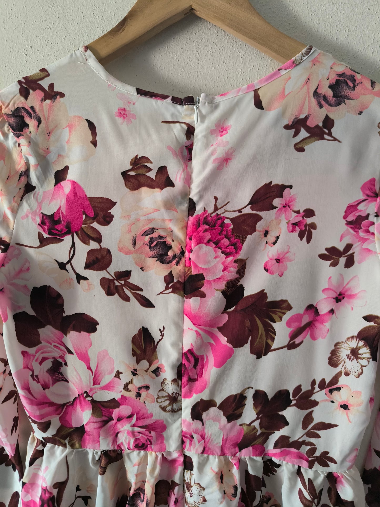 Abito lungo vintage floreale