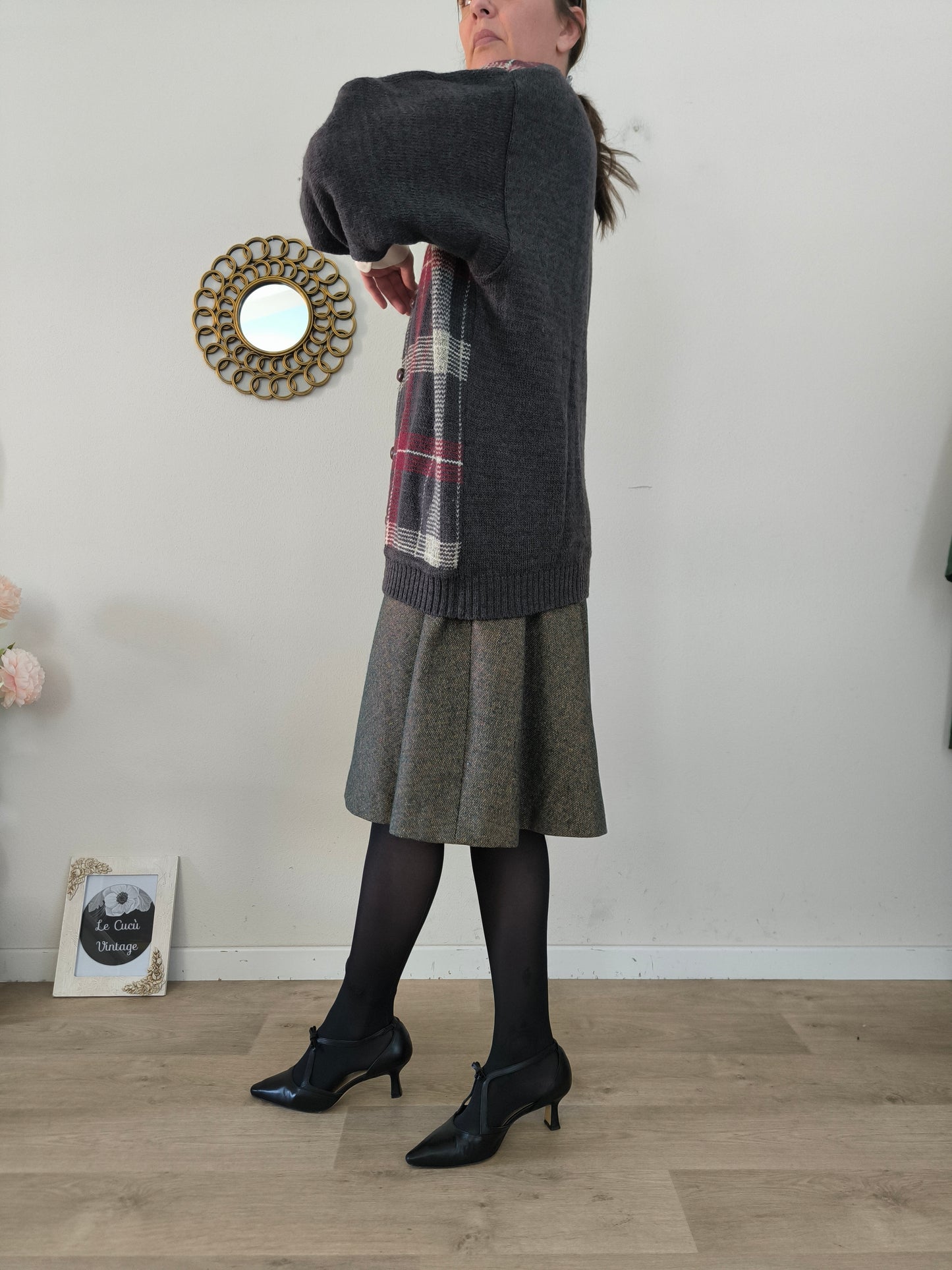 Cardigan Pancari pura lana fit over