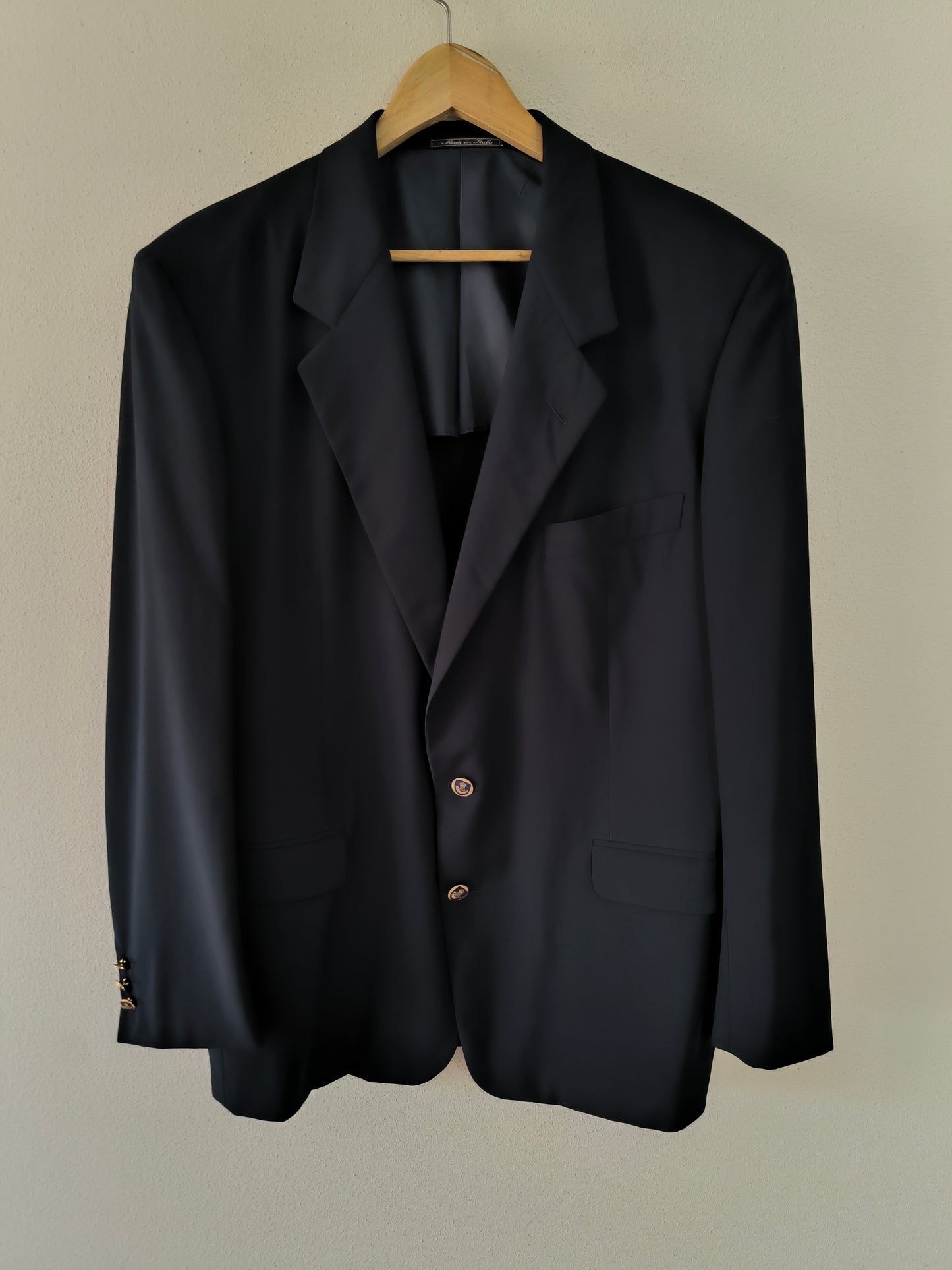 Blazer Corneliani blu pura lana vergine