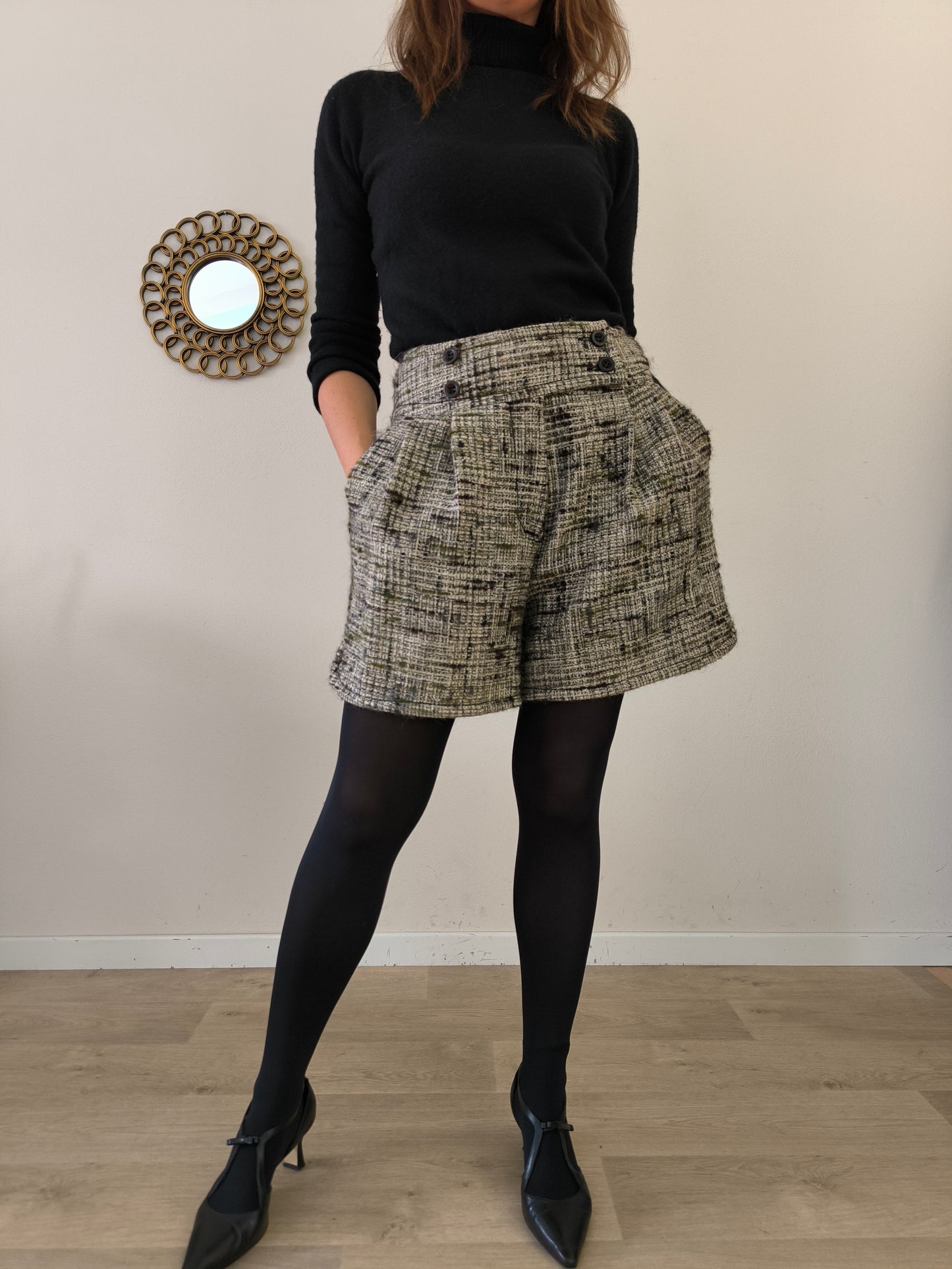 Pantaloncino Sportmax in tweed tg M