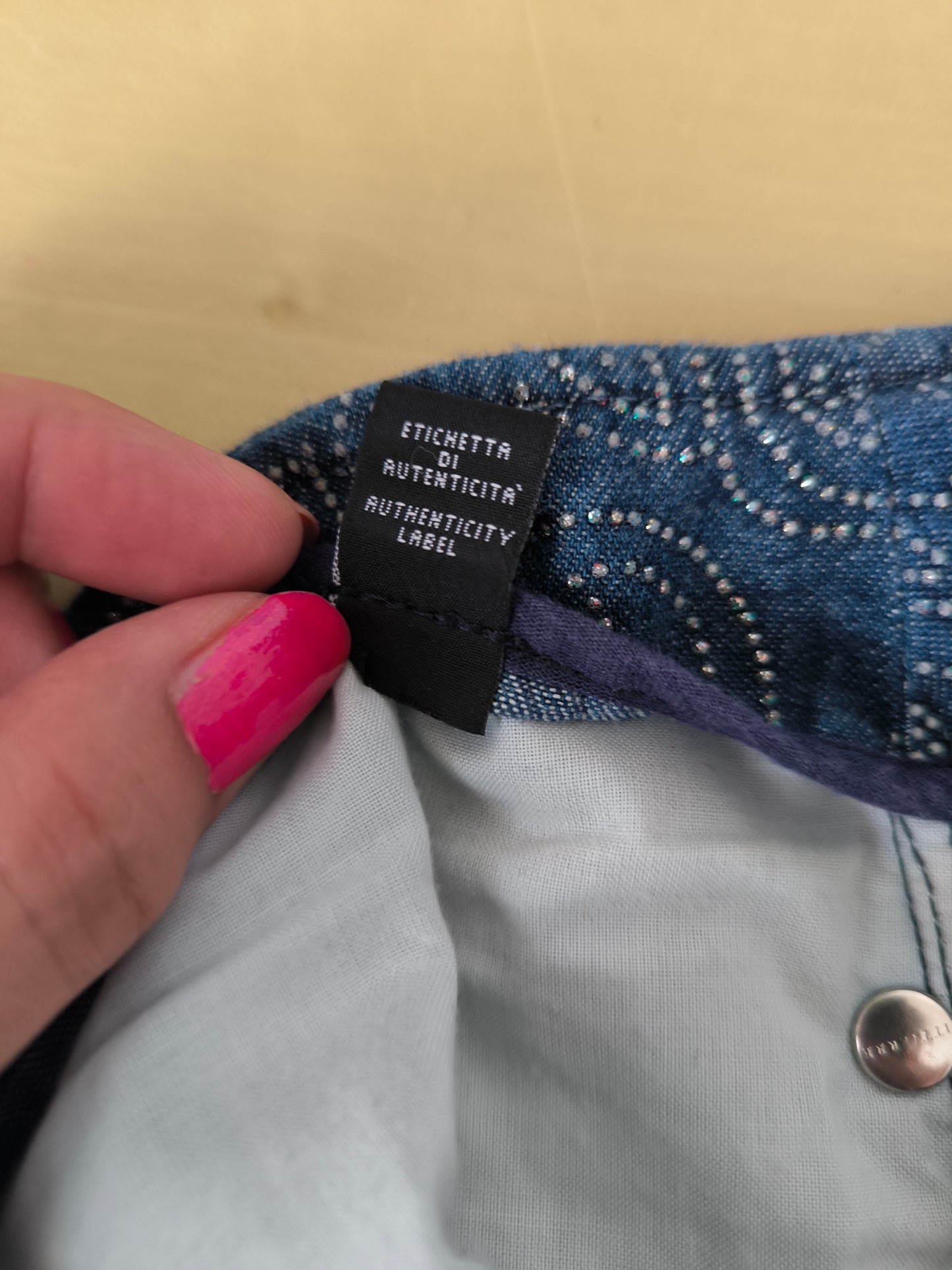 Versace Jeans con brillantini tg 26/40