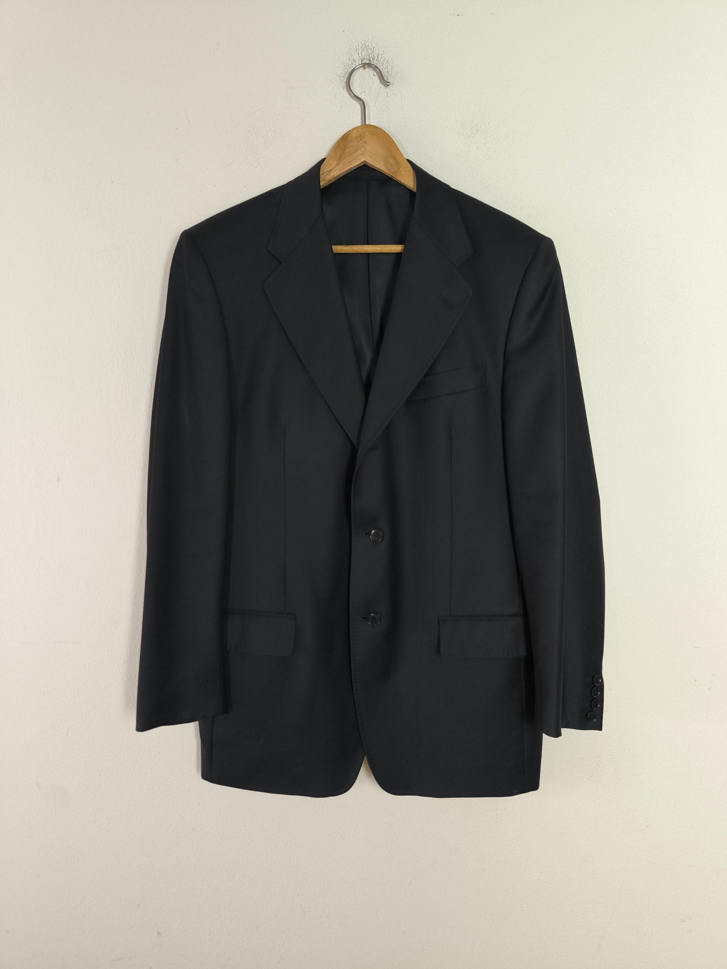 Blazer unisex nero Micheli Super 100's merino Extrafine