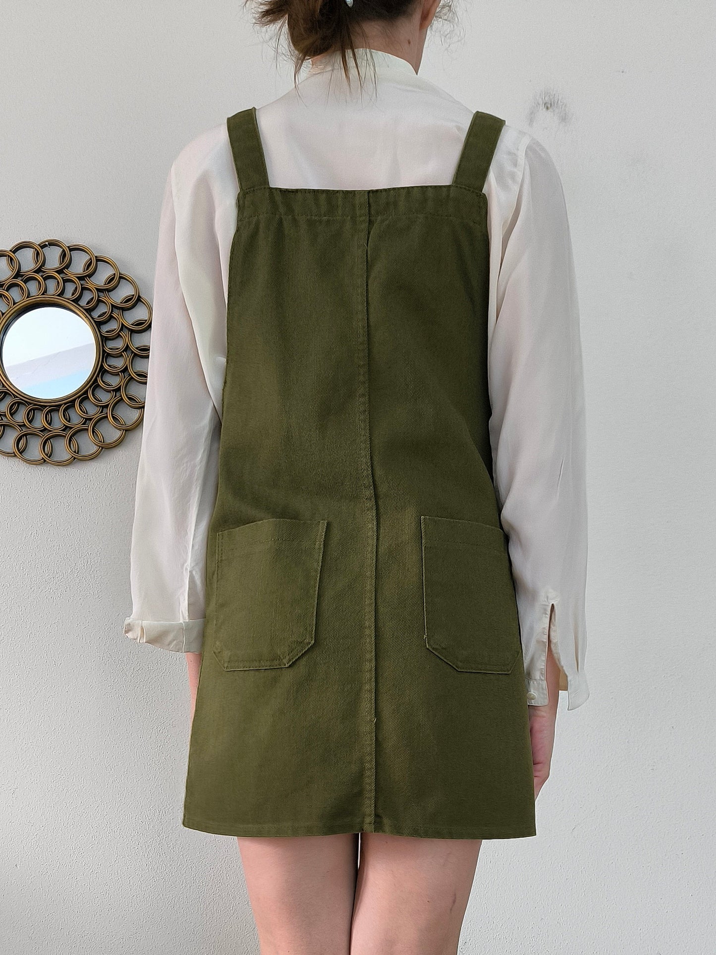 Abito salopette Olive tg M