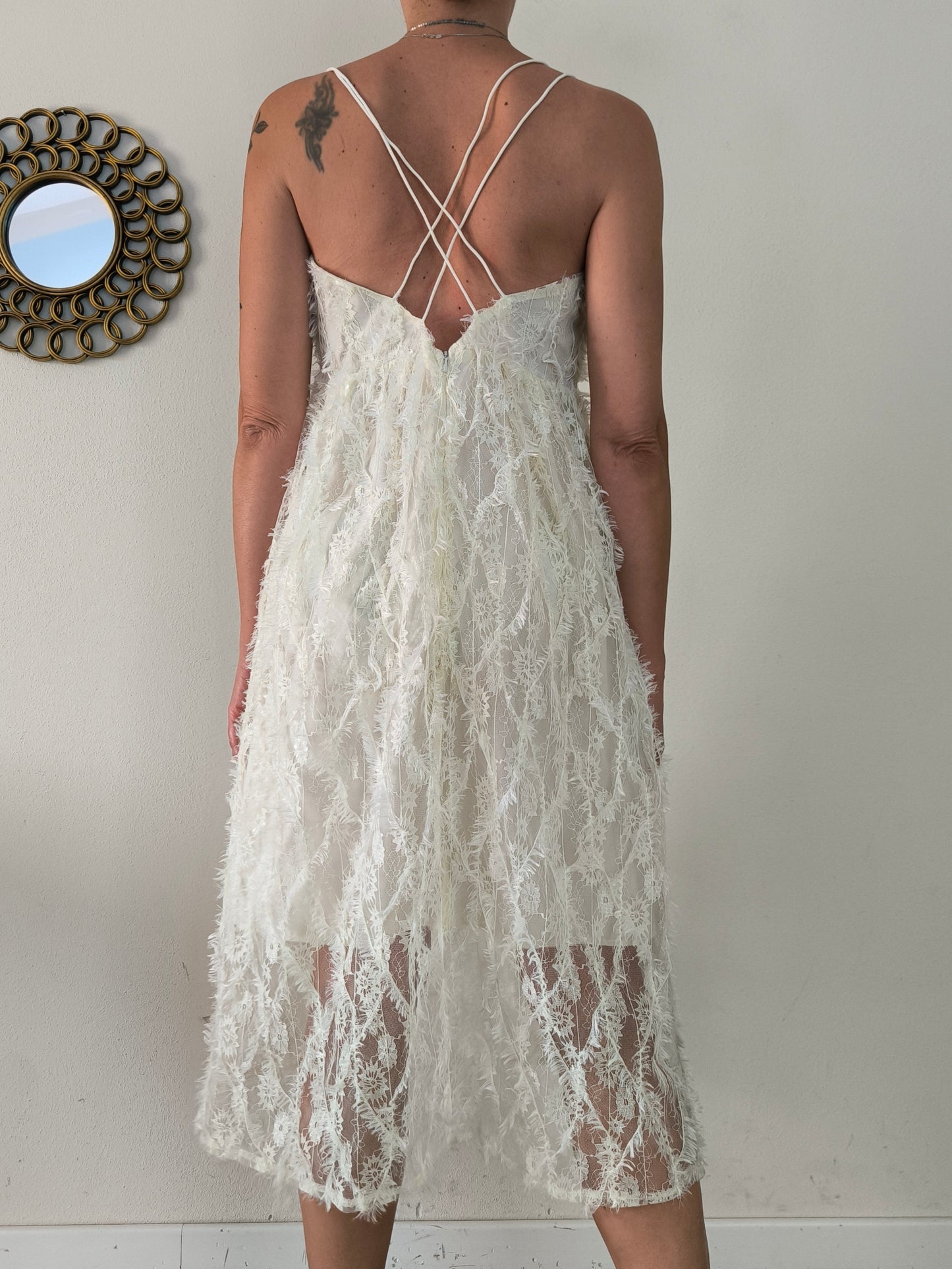 Abito elegante bianco