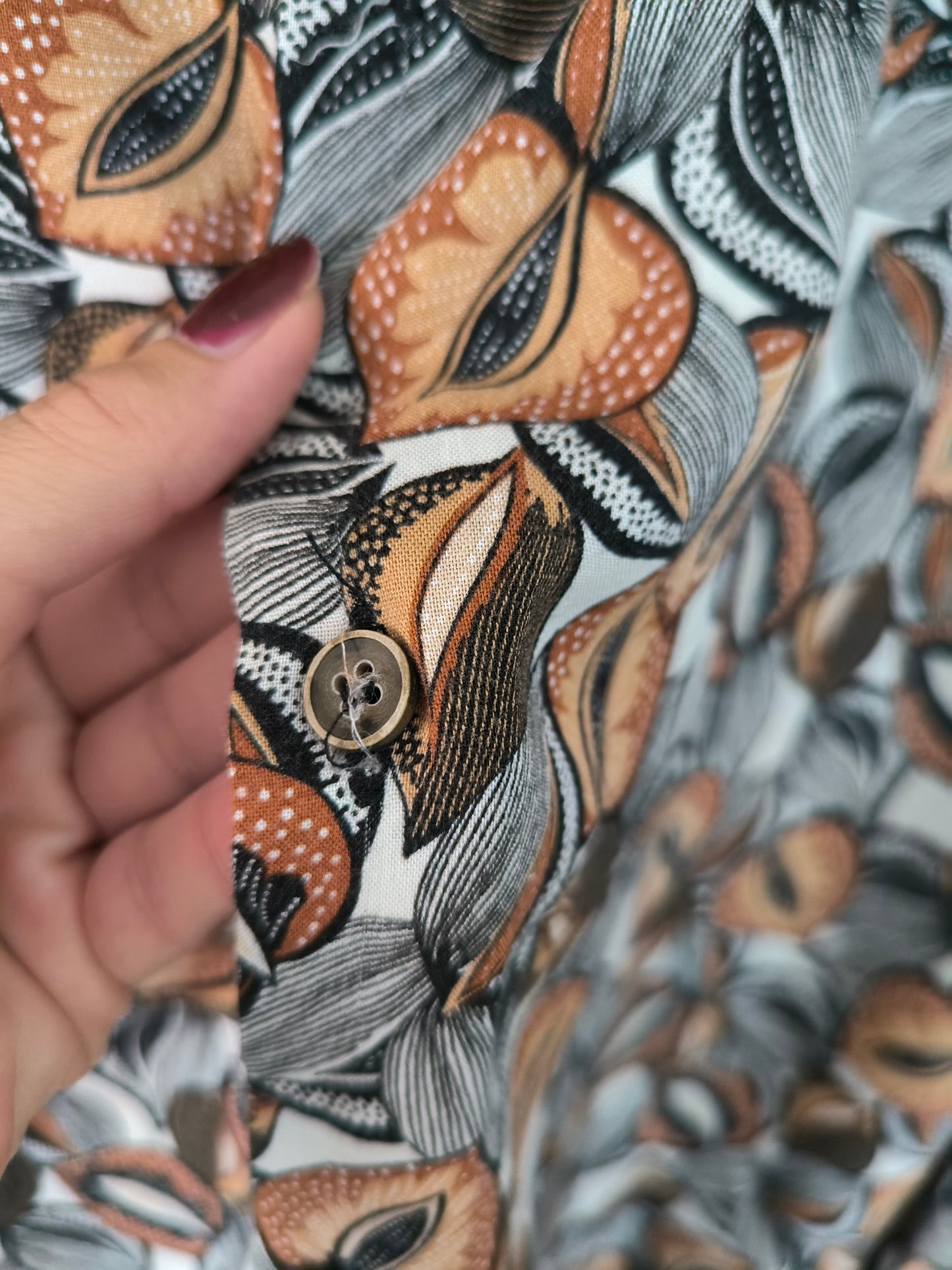 Camicia unisex fantasia in viscosa