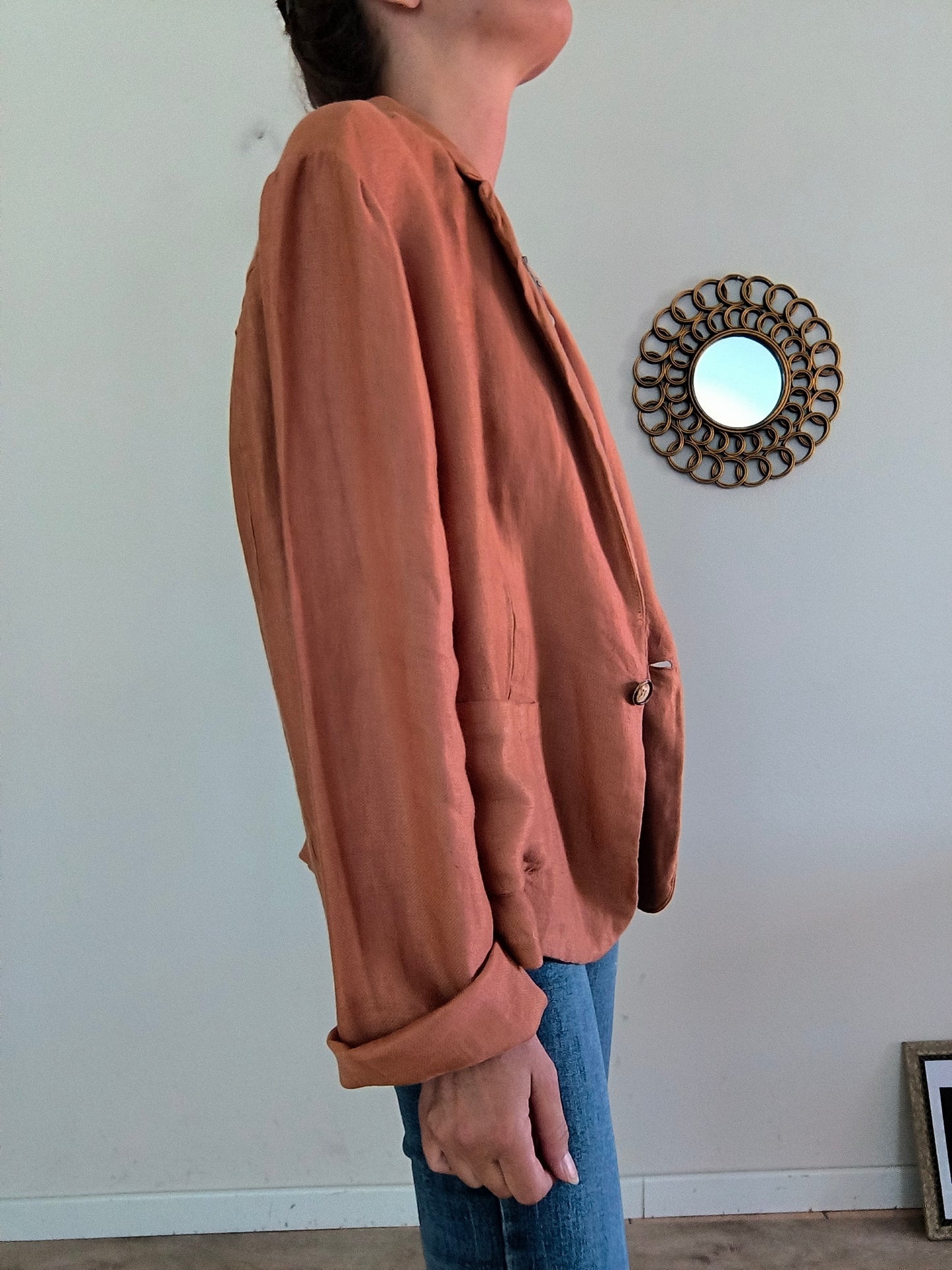 Blazer La fée Maraboutée in lino