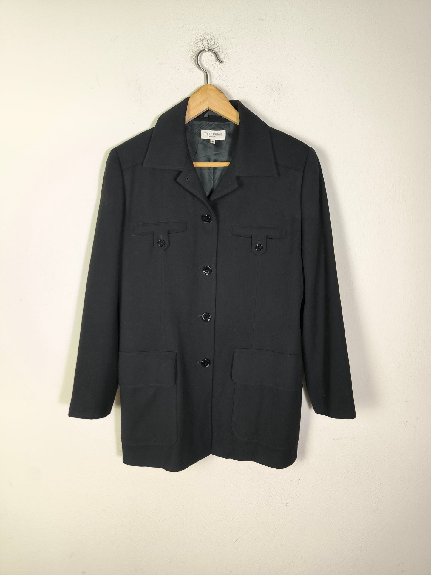 Ter et Bantine blazer nero in lana