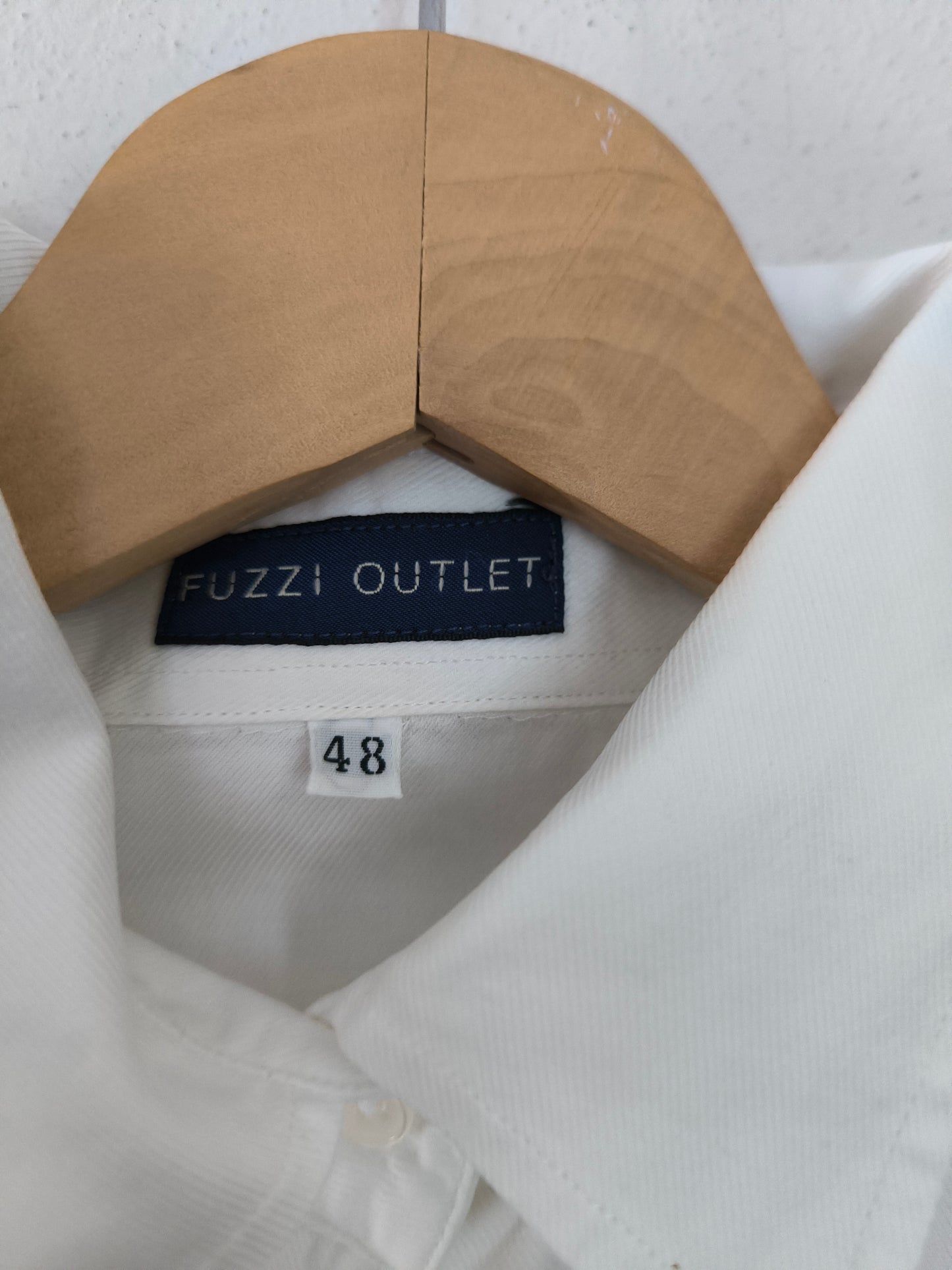 Camicia in cotone bianco Fuzzi Outlet